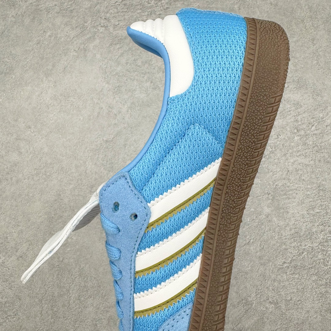 图片[7]-＃MF AD Original Samba LT 复古经典轻便板鞋 IE9170 这款桑巴鞋展示了高质量的工艺 带有装饰的超锁缝制和无缝的手感 柔软、柔软的皮革造型和标志性的3条纹完成了精致的外观 正规合身鞋带 鞋面上有绒面鞋垫 橡胶鞋底 享受正畸套筒软感 自50年代首次亮相以来就一直在赢得粉丝的青睐 尺码：36 36.5 37.5 38 38.5 39 40 40.5 41 42 42.5 43 44 44.5 45-选品中心