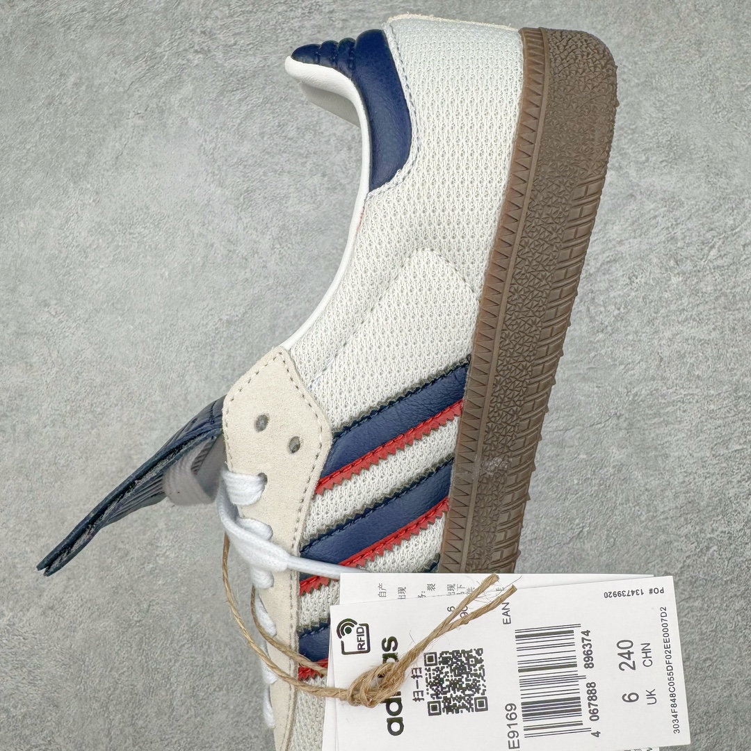 图片[7]-＃MF AD Original Samba LT 复古经典轻便板鞋 IE9169 这款桑巴鞋展示了高质量的工艺 带有装饰的超锁缝制和无缝的手感 柔软、柔软的皮革造型和标志性的3条纹完成了精致的外观 正规合身鞋带 鞋面上有绒面鞋垫 橡胶鞋底 享受正畸套筒软感 自50年代首次亮相以来就一直在赢得粉丝的青睐 尺码：36 36.5 37.5 38 38.5 39 40 40.5 41 42 42.5 43 44 44.5 45-选品中心