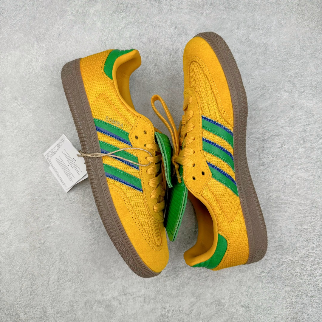 图片[3]-＃MF AD Original Samba LT 复古经典轻便板鞋 IE9165 这款桑巴鞋展示了高质量的工艺 带有装饰的超锁缝制和无缝的手感 柔软、柔软的皮革造型和标志性的3条纹完成了精致的外观 正规合身鞋带 鞋面上有绒面鞋垫 橡胶鞋底 享受正畸套筒软感 自50年代首次亮相以来就一直在赢得粉丝的青睐 尺码：36 36.5 37.5 38 38.5 39 40 40.5 41 42 42.5 43 44 44.5 45-选品中心