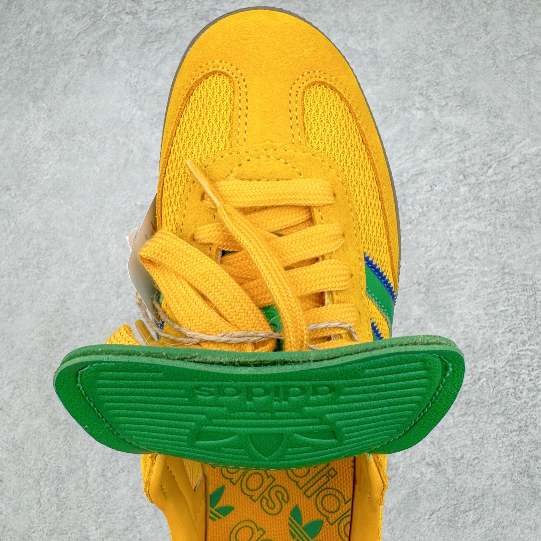 图片[4]-＃MF AD Original Samba LT 复古经典轻便板鞋 IE9165 这款桑巴鞋展示了高质量的工艺 带有装饰的超锁缝制和无缝的手感 柔软、柔软的皮革造型和标志性的3条纹完成了精致的外观 正规合身鞋带 鞋面上有绒面鞋垫 橡胶鞋底 享受正畸套筒软感 自50年代首次亮相以来就一直在赢得粉丝的青睐 尺码：36 36.5 37.5 38 38.5 39 40 40.5 41 42 42.5 43 44 44.5 45-选品中心