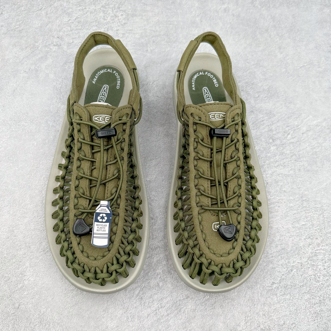 图片[2]-人气户外休闲鞋品牌-科恩Keen Uneek Flat-M 平底编织弹力穿搭溯溪涉水休闲户外凉鞋 #外贸订单出口品质#采用进口机台编制两根尼龙绳组成鞋面(快干衬里原料!!)#原装轻量级EVA中底缓震材质组合防滑橡胶外底部 夏季潮鞋,文青界的凉鞋至尊 都市机能户外品牌 KEEN 向来积极为其旗下大热鞋款 UNEEK 推出联名款，后跟为全封闭设计，快干衬里，HIGH-TRACTION橡胶外底，及轻量级EVA中底，达到轻量缓震的同时减轻重量。尺码：35 36 37 38 40 41 42 43 44 45-选品中心