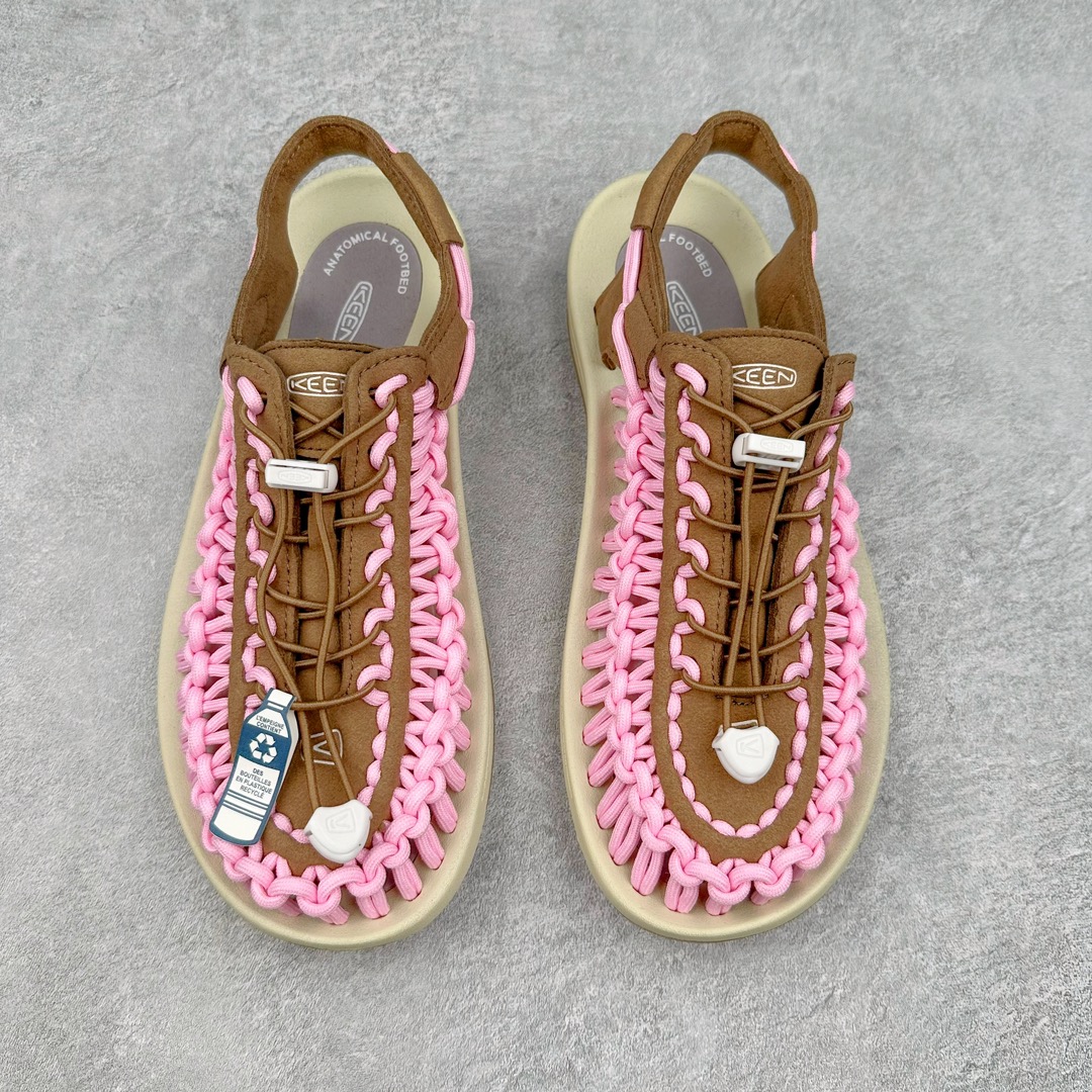 图片[2]-人气户外休闲鞋品牌-科恩Keen Uneek Flat-M 平底编织弹力穿搭溯溪涉水休闲户外凉鞋 #外贸订单出口品质#采用进口机台编制两根尼龙绳组成鞋面(快干衬里原料!!)#原装轻量级EVA中底缓震材质组合防滑橡胶外底部 夏季潮鞋,文青界的凉鞋至尊 都市机能户外品牌 KEEN 向来积极为其旗下大热鞋款 UNEEK 推出联名款，后跟为全封闭设计，快干衬里，HIGH-TRACTION橡胶外底，及轻量级EVA中底，达到轻量缓震的同时减轻重量。尺码：35 36 37 38 40 41 42 43 44 45-选品中心