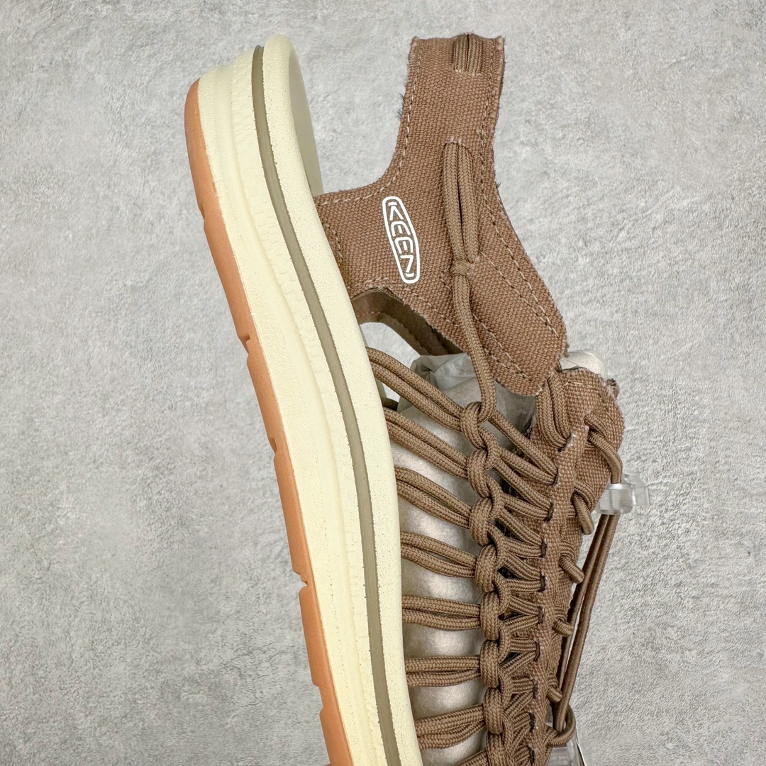 图片[6]-人气户外休闲鞋品牌-科恩Keen Uneek Flat-M 平底编织弹力穿搭溯溪涉水休闲户外凉鞋 #外贸订单出口品质#采用进口机台编制两根尼龙绳组成鞋面(快干衬里原料!!)#原装轻量级EVA中底缓震材质组合防滑橡胶外底部 夏季潮鞋,文青界的凉鞋至尊 都市机能户外品牌 KEEN 向来积极为其旗下大热鞋款 UNEEK 推出联名款，后跟为全封闭设计，快干衬里，HIGH-TRACTION橡胶外底，及轻量级EVA中底，达到轻量缓震的同时减轻重量。尺码：35 36 37 38 40 41 42 43 44 45-选品中心