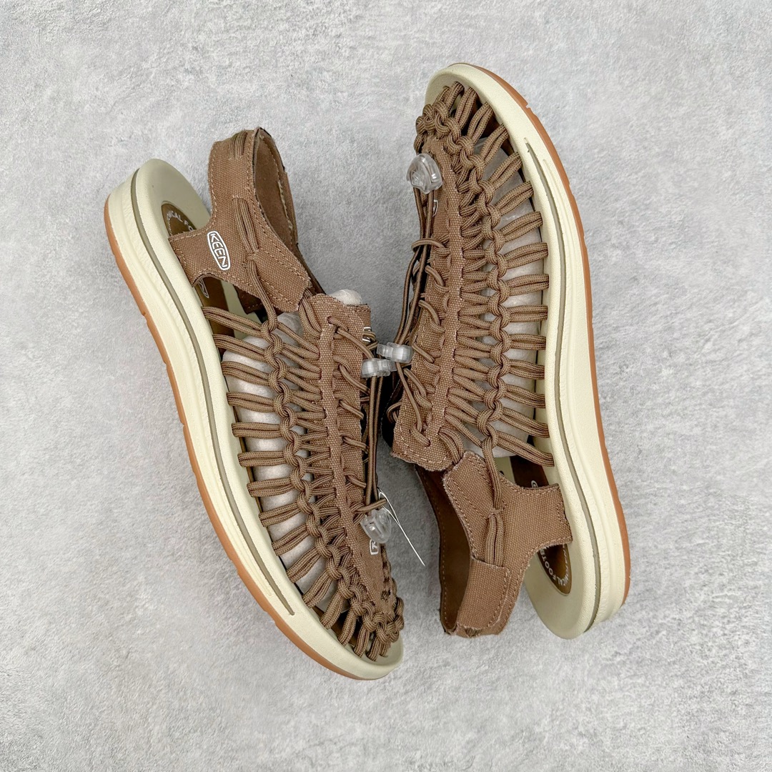 图片[3]-人气户外休闲鞋品牌-科恩Keen Uneek Flat-M 平底编织弹力穿搭溯溪涉水休闲户外凉鞋 #外贸订单出口品质#采用进口机台编制两根尼龙绳组成鞋面(快干衬里原料!!)#原装轻量级EVA中底缓震材质组合防滑橡胶外底部 夏季潮鞋,文青界的凉鞋至尊 都市机能户外品牌 KEEN 向来积极为其旗下大热鞋款 UNEEK 推出联名款，后跟为全封闭设计，快干衬里，HIGH-TRACTION橡胶外底，及轻量级EVA中底，达到轻量缓震的同时减轻重量。尺码：35 36 37 38 40 41 42 43 44 45-选品中心