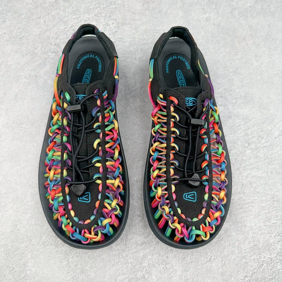 图片[2]-人气户外休闲鞋品牌-科恩Keen Uneek Flat-M 平底编织弹力穿搭溯溪涉水休闲户外凉鞋 #外贸订单出口品质#采用进口机台编制两根尼龙绳组成鞋面(快干衬里原料!!)#原装轻量级EVA中底缓震材质组合防滑橡胶外底部 夏季潮鞋,文青界的凉鞋至尊 都市机能户外品牌 KEEN 向来积极为其旗下大热鞋款 UNEEK 推出联名款，后跟为全封闭设计，快干衬里，HIGH-TRACTION橡胶外底，及轻量级EVA中底，达到轻量缓震的同时减轻重量。尺码：35 36 37 38 40 41 42 43 44 45-选品中心