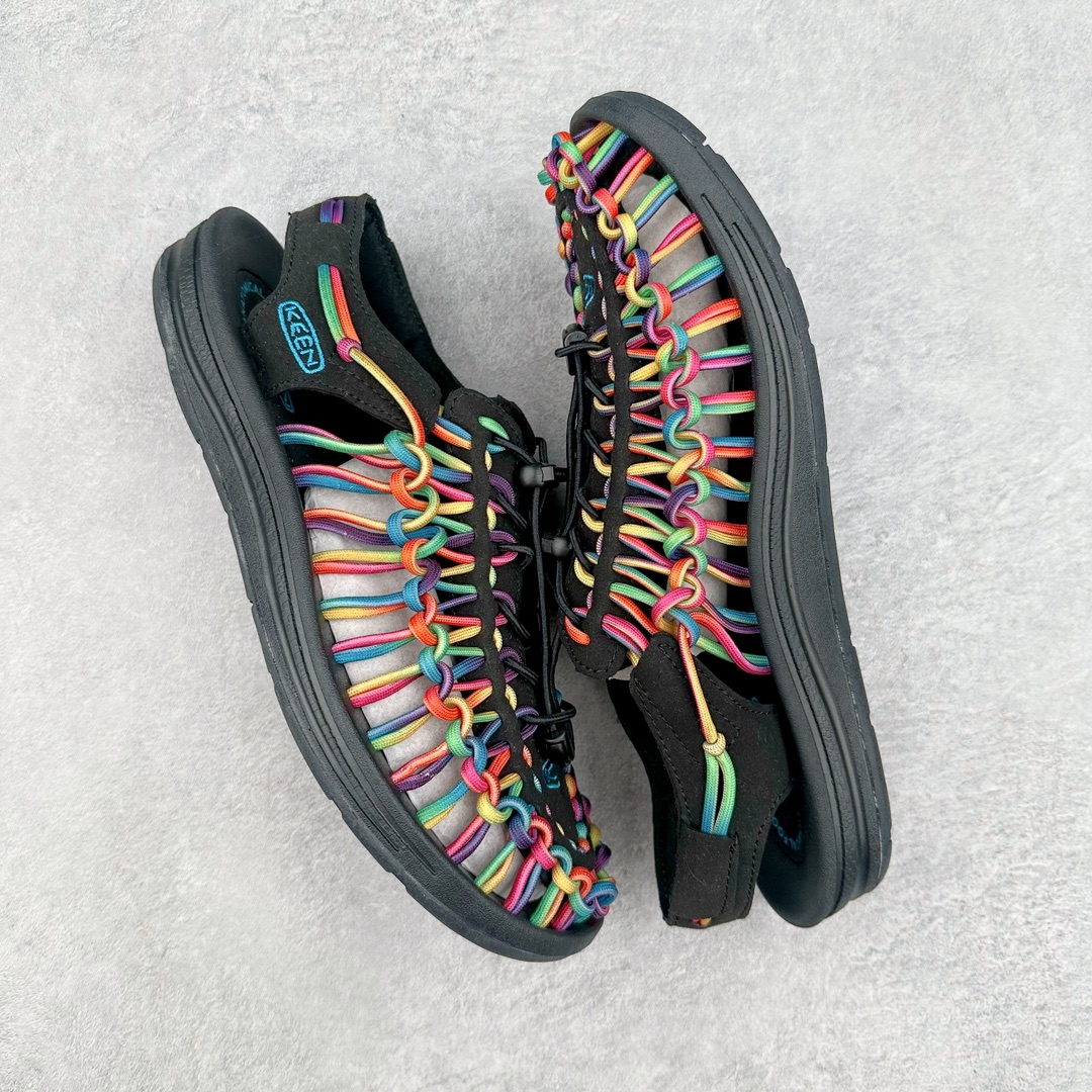 图片[3]-人气户外休闲鞋品牌-科恩Keen Uneek Flat-M 平底编织弹力穿搭溯溪涉水休闲户外凉鞋 #外贸订单出口品质#采用进口机台编制两根尼龙绳组成鞋面(快干衬里原料!!)#原装轻量级EVA中底缓震材质组合防滑橡胶外底部 夏季潮鞋,文青界的凉鞋至尊 都市机能户外品牌 KEEN 向来积极为其旗下大热鞋款 UNEEK 推出联名款，后跟为全封闭设计，快干衬里，HIGH-TRACTION橡胶外底，及轻量级EVA中底，达到轻量缓震的同时减轻重量。尺码：35 36 37 38 40 41 42 43 44 45-选品中心