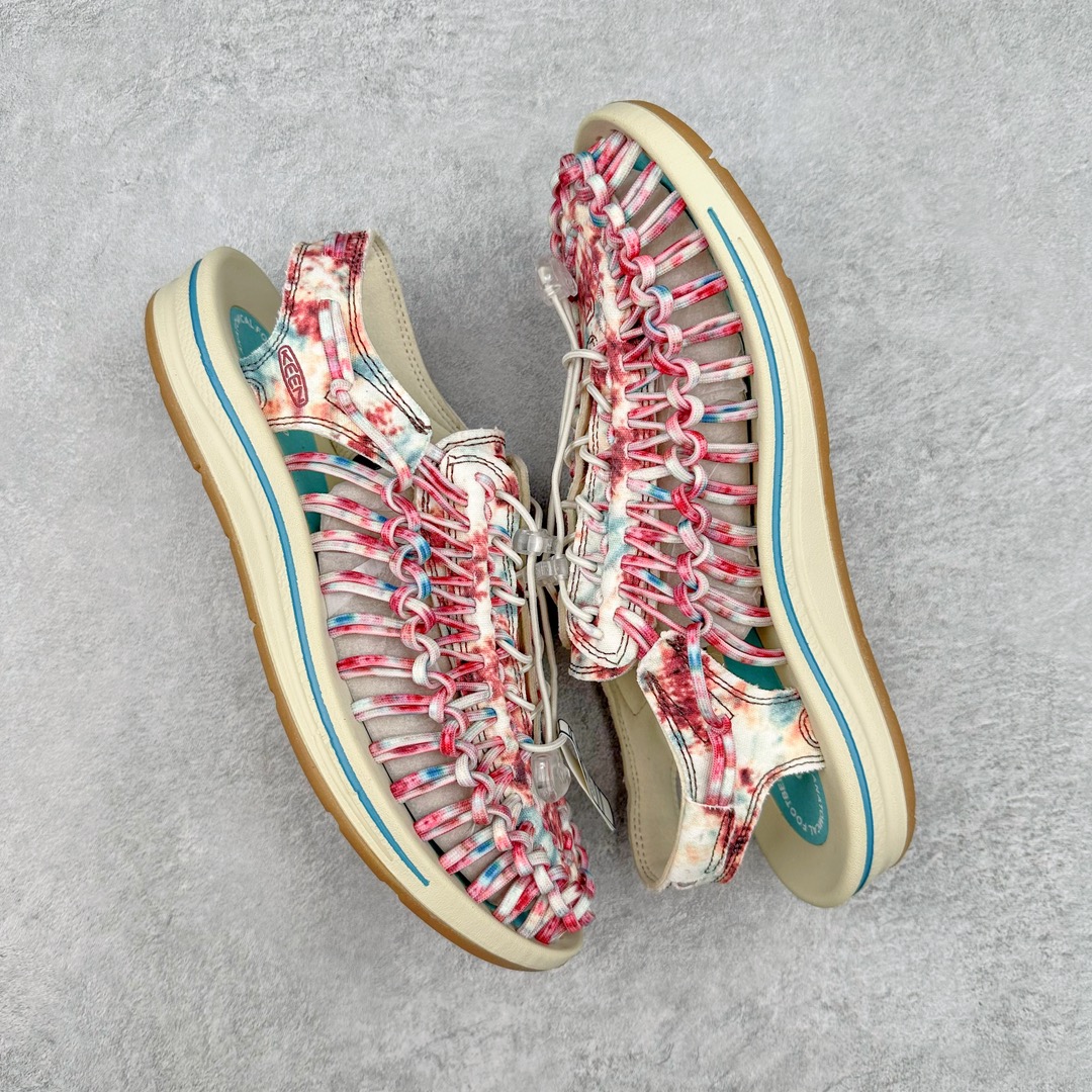 图片[3]-人气户外休闲鞋品牌-科恩Keen Uneek Flat-M 平底编织弹力穿搭溯溪涉水休闲户外凉鞋 #外贸订单出口品质#采用进口机台编制两根尼龙绳组成鞋面(快干衬里原料!!)#原装轻量级EVA中底缓震材质组合防滑橡胶外底部 夏季潮鞋,文青界的凉鞋至尊 都市机能户外品牌 KEEN 向来积极为其旗下大热鞋款 UNEEK 推出联名款，后跟为全封闭设计，快干衬里，HIGH-TRACTION橡胶外底，及轻量级EVA中底，达到轻量缓震的同时减轻重量。尺码：35 36 37 38 40 41 42 43 44 45-选品中心