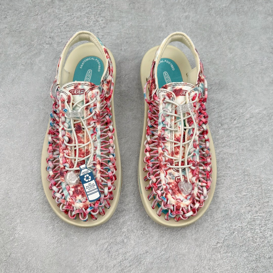 图片[2]-人气户外休闲鞋品牌-科恩Keen Uneek Flat-M 平底编织弹力穿搭溯溪涉水休闲户外凉鞋 #外贸订单出口品质#采用进口机台编制两根尼龙绳组成鞋面(快干衬里原料!!)#原装轻量级EVA中底缓震材质组合防滑橡胶外底部 夏季潮鞋,文青界的凉鞋至尊 都市机能户外品牌 KEEN 向来积极为其旗下大热鞋款 UNEEK 推出联名款，后跟为全封闭设计，快干衬里，HIGH-TRACTION橡胶外底，及轻量级EVA中底，达到轻量缓震的同时减轻重量。尺码：35 36 37 38 40 41 42 43 44 45-选品中心