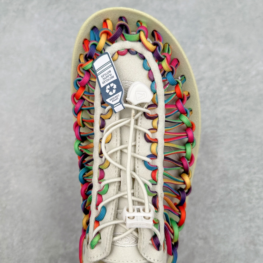 图片[4]-人气户外休闲鞋品牌-科恩Keen Uneek Flat-M 平底编织弹力穿搭溯溪涉水休闲户外凉鞋 #外贸订单出口品质#采用进口机台编制两根尼龙绳组成鞋面(快干衬里原料!!)#原装轻量级EVA中底缓震材质组合防滑橡胶外底部 夏季潮鞋,文青界的凉鞋至尊 都市机能户外品牌 KEEN 向来积极为其旗下大热鞋款 UNEEK 推出联名款，后跟为全封闭设计，快干衬里，HIGH-TRACTION橡胶外底，及轻量级EVA中底，达到轻量缓震的同时减轻重量。尺码：35 36 37 38 40 41 42 43 44 45-选品中心