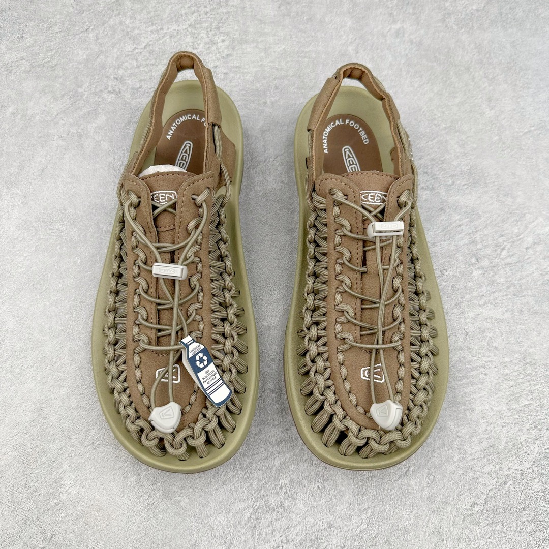 图片[2]-人气户外休闲鞋品牌-科恩Keen Uneek Flat-M 平底编织弹力穿搭溯溪涉水休闲户外凉鞋 #外贸订单出口品质#采用进口机台编制两根尼龙绳组成鞋面(快干衬里原料!!)#原装轻量级EVA中底缓震材质组合防滑橡胶外底部 夏季潮鞋,文青界的凉鞋至尊 都市机能户外品牌 KEEN 向来积极为其旗下大热鞋款 UNEEK 推出联名款，后跟为全封闭设计，快干衬里，HIGH-TRACTION橡胶外底，及轻量级EVA中底，达到轻量缓震的同时减轻重量。尺码：35 36 37 38 40 41 42 43 44 45-选品中心
