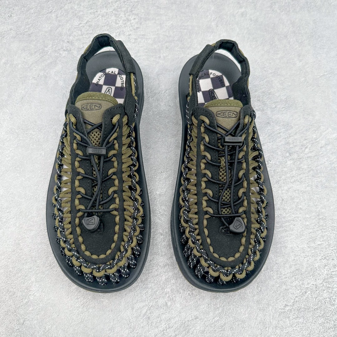 图片[2]-人气户外休闲鞋品牌-科恩Keen Uneek Flat-M 平底编织弹力穿搭溯溪涉水休闲户外凉鞋 #外贸订单出口品质#采用进口机台编制两根尼龙绳组成鞋面(快干衬里原料!!)#原装轻量级EVA中底缓震材质组合防滑橡胶外底部 夏季潮鞋,文青界的凉鞋至尊 都市机能户外品牌 KEEN 向来积极为其旗下大热鞋款 UNEEK 推出联名款，后跟为全封闭设计，快干衬里，HIGH-TRACTION橡胶外底，及轻量级EVA中底，达到轻量缓震的同时减轻重量。尺码：35 36 37 38 40 41 42 43 44 45-选品中心