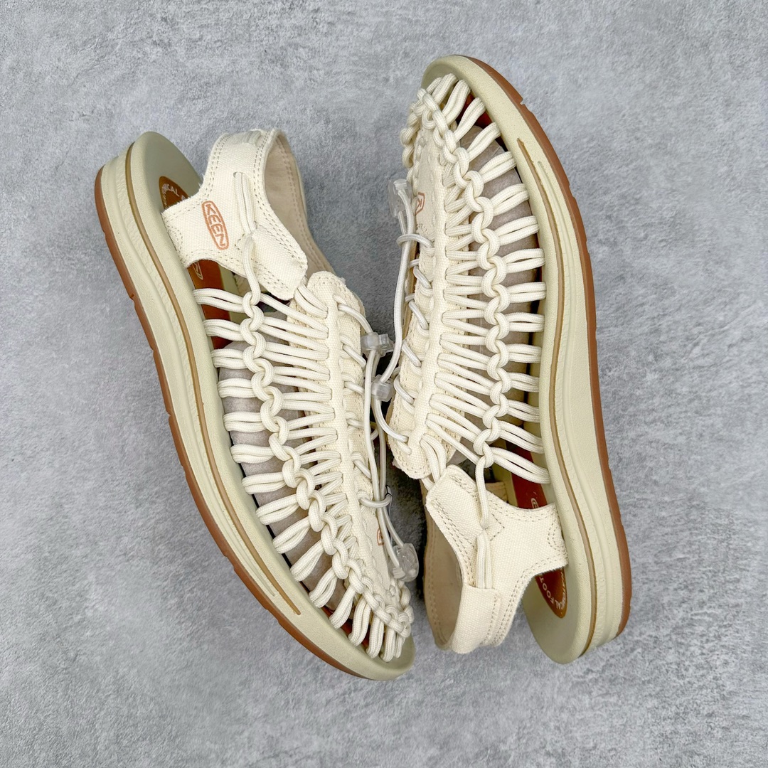 图片[3]-人气户外休闲鞋品牌-科恩Keen Uneek Flat-M 平底编织弹力穿搭溯溪涉水休闲户外凉鞋 #外贸订单出口品质#采用进口机台编制两根尼龙绳组成鞋面(快干衬里原料!!)#原装轻量级EVA中底缓震材质组合防滑橡胶外底部 夏季潮鞋,文青界的凉鞋至尊 都市机能户外品牌 KEEN 向来积极为其旗下大热鞋款 UNEEK 推出联名款，后跟为全封闭设计，快干衬里，HIGH-TRACTION橡胶外底，及轻量级EVA中底，达到轻量缓震的同时减轻重量。尺码：35 36 37 38 40 41 42 43 44 45-选品中心