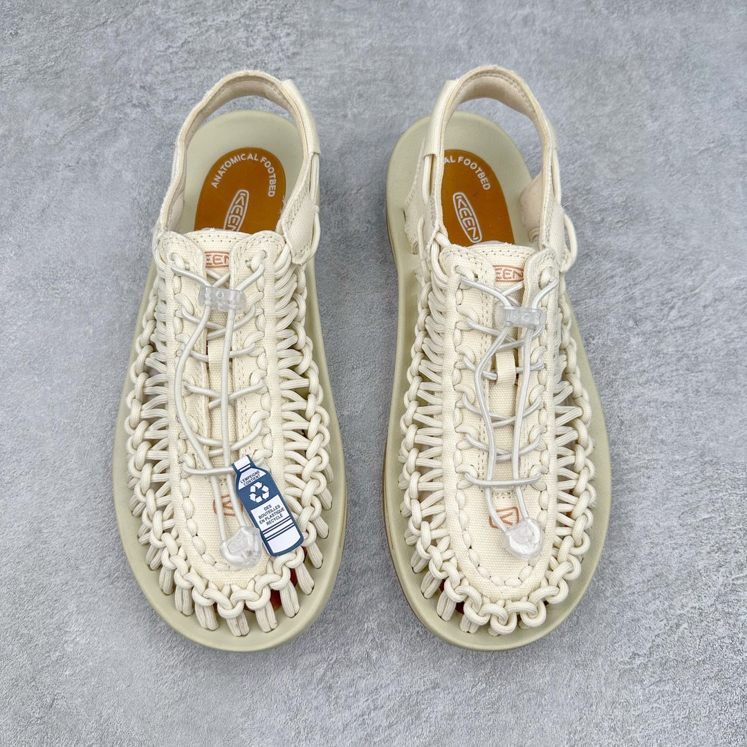 图片[2]-人气户外休闲鞋品牌-科恩Keen Uneek Flat-M 平底编织弹力穿搭溯溪涉水休闲户外凉鞋 #外贸订单出口品质#采用进口机台编制两根尼龙绳组成鞋面(快干衬里原料!!)#原装轻量级EVA中底缓震材质组合防滑橡胶外底部 夏季潮鞋,文青界的凉鞋至尊 都市机能户外品牌 KEEN 向来积极为其旗下大热鞋款 UNEEK 推出联名款，后跟为全封闭设计，快干衬里，HIGH-TRACTION橡胶外底，及轻量级EVA中底，达到轻量缓震的同时减轻重量。尺码：35 36 37 38 40 41 42 43 44 45-选品中心