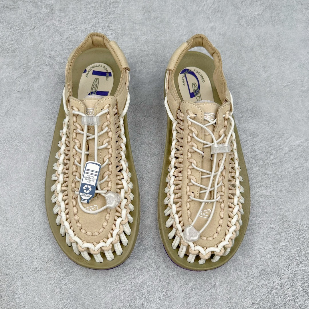 图片[2]-人气户外休闲鞋品牌-科恩Keen Uneek Flat-M 平底编织弹力穿搭溯溪涉水休闲户外凉鞋 #外贸订单出口品质#采用进口机台编制两根尼龙绳组成鞋面(快干衬里原料!!)#原装轻量级EVA中底缓震材质组合防滑橡胶外底部 夏季潮鞋,文青界的凉鞋至尊 都市机能户外品牌 KEEN 向来积极为其旗下大热鞋款 UNEEK 推出联名款，后跟为全封闭设计，快干衬里，HIGH-TRACTION橡胶外底，及轻量级EVA中底，达到轻量缓震的同时减轻重量。尺码：35 36 37 38 40 41 42 43 44 45-选品中心