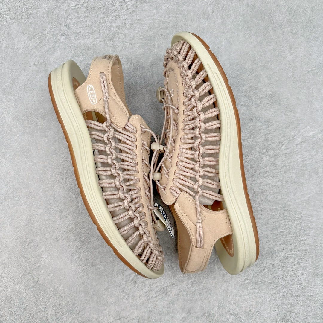 图片[3]-人气户外休闲鞋品牌-科恩Keen Uneek Flat-M 平底编织弹力穿搭溯溪涉水休闲户外凉鞋 #外贸订单出口品质#采用进口机台编制两根尼龙绳组成鞋面(快干衬里原料!!)#原装轻量级EVA中底缓震材质组合防滑橡胶外底部 夏季潮鞋,文青界的凉鞋至尊 都市机能户外品牌 KEEN 向来积极为其旗下大热鞋款 UNEEK 推出联名款，后跟为全封闭设计，快干衬里，HIGH-TRACTION橡胶外底，及轻量级EVA中底，达到轻量缓震的同时减轻重量。尺码：35 36 37 38 40 41 42 43 44 45-选品中心