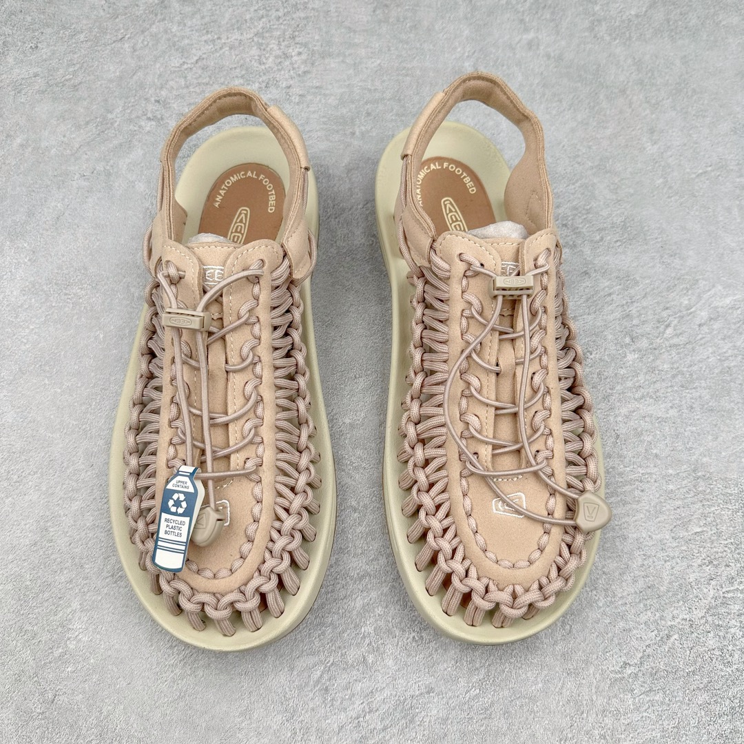 图片[2]-人气户外休闲鞋品牌-科恩Keen Uneek Flat-M 平底编织弹力穿搭溯溪涉水休闲户外凉鞋 #外贸订单出口品质#采用进口机台编制两根尼龙绳组成鞋面(快干衬里原料!!)#原装轻量级EVA中底缓震材质组合防滑橡胶外底部 夏季潮鞋,文青界的凉鞋至尊 都市机能户外品牌 KEEN 向来积极为其旗下大热鞋款 UNEEK 推出联名款，后跟为全封闭设计，快干衬里，HIGH-TRACTION橡胶外底，及轻量级EVA中底，达到轻量缓震的同时减轻重量。尺码：35 36 37 38 40 41 42 43 44 45-选品中心