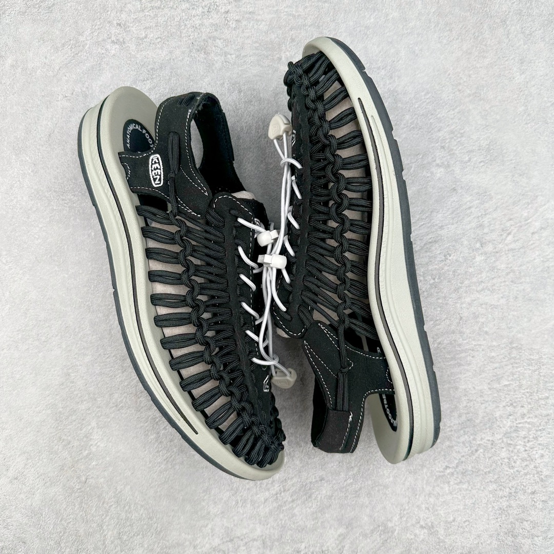 图片[3]-人气户外休闲鞋品牌-科恩Keen Uneek Flat-M 平底编织弹力穿搭溯溪涉水休闲户外凉鞋 #外贸订单出口品质#采用进口机台编制两根尼龙绳组成鞋面(快干衬里原料!!)#原装轻量级EVA中底缓震材质组合防滑橡胶外底部 夏季潮鞋,文青界的凉鞋至尊 都市机能户外品牌 KEEN 向来积极为其旗下大热鞋款 UNEEK 推出联名款，后跟为全封闭设计，快干衬里，HIGH-TRACTION橡胶外底，及轻量级EVA中底，达到轻量缓震的同时减轻重量。尺码：35 36 37 38 40 41 42 43 44 45-选品中心