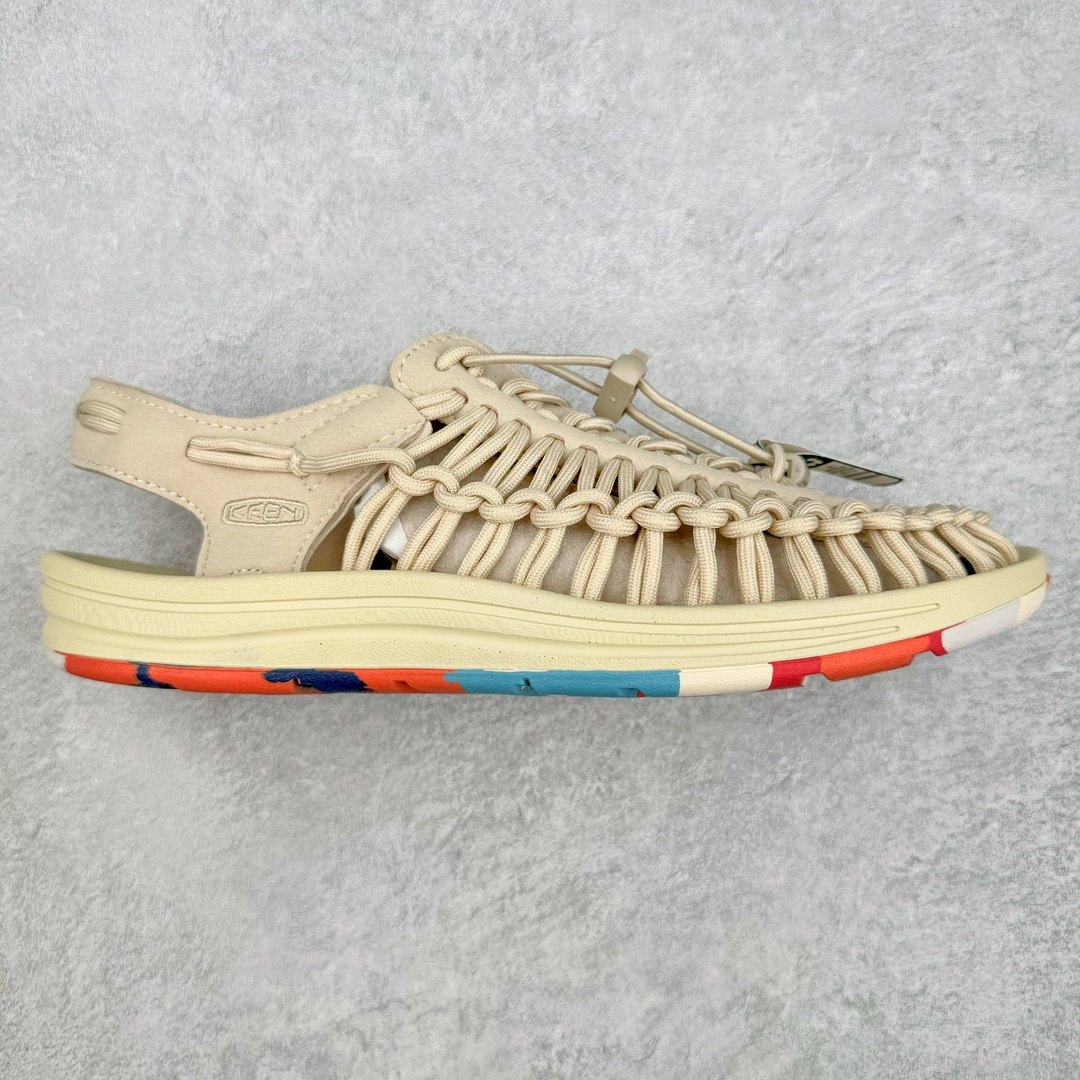 人气户外休闲鞋品牌-科恩Keen Uneek Flat-M 平底编织弹力穿搭溯溪涉水休闲户外凉鞋 #外贸订单出口品质#采用进口机台编制两根尼龙绳组成鞋面(快干衬里原料!!)#原装轻量级EVA中底缓震材质组合防滑橡胶外底部 夏季潮鞋,文青界的凉鞋至尊 都市机能户外品牌 KEEN 向来积极为其旗下大热鞋款 UNEEK 推出联名款，后跟为全封闭设计，快干衬里，HIGH-TRACTION橡胶外底，及轻量级EVA中底，达到轻量缓震的同时减轻重量。尺码：35 36 37 38 40 41 42 43 44 45-选品中心