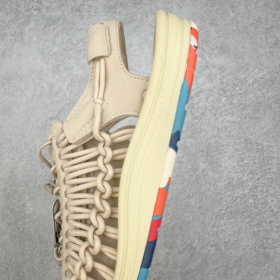 图片[7]-人气户外休闲鞋品牌-科恩Keen Uneek Flat-M 平底编织弹力穿搭溯溪涉水休闲户外凉鞋 #外贸订单出口品质#采用进口机台编制两根尼龙绳组成鞋面(快干衬里原料!!)#原装轻量级EVA中底缓震材质组合防滑橡胶外底部 夏季潮鞋,文青界的凉鞋至尊 都市机能户外品牌 KEEN 向来积极为其旗下大热鞋款 UNEEK 推出联名款，后跟为全封闭设计，快干衬里，HIGH-TRACTION橡胶外底，及轻量级EVA中底，达到轻量缓震的同时减轻重量。尺码：35 36 37 38 40 41 42 43 44 45-选品中心