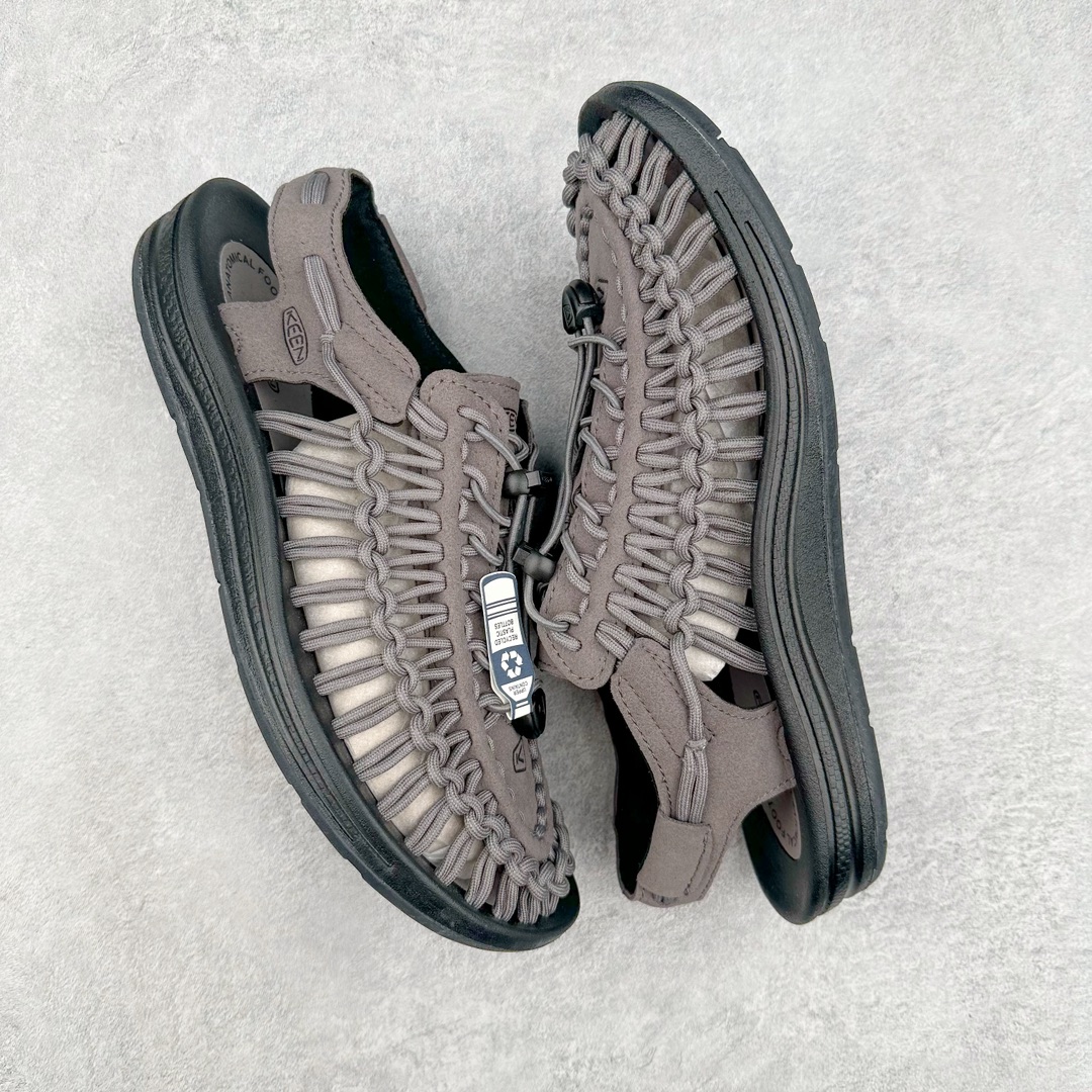 图片[3]-人气户外休闲鞋品牌-科恩Keen Uneek Flat-M 平底编织弹力穿搭溯溪涉水休闲户外凉鞋 #外贸订单出口品质#采用进口机台编制两根尼龙绳组成鞋面(快干衬里原料!!)#原装轻量级EVA中底缓震材质组合防滑橡胶外底部 夏季潮鞋,文青界的凉鞋至尊 都市机能户外品牌 KEEN 向来积极为其旗下大热鞋款 UNEEK 推出联名款，后跟为全封闭设计，快干衬里，HIGH-TRACTION橡胶外底，及轻量级EVA中底，达到轻量缓震的同时减轻重量。尺码：35 36 37 38 40 41 42 43 44 45-选品中心