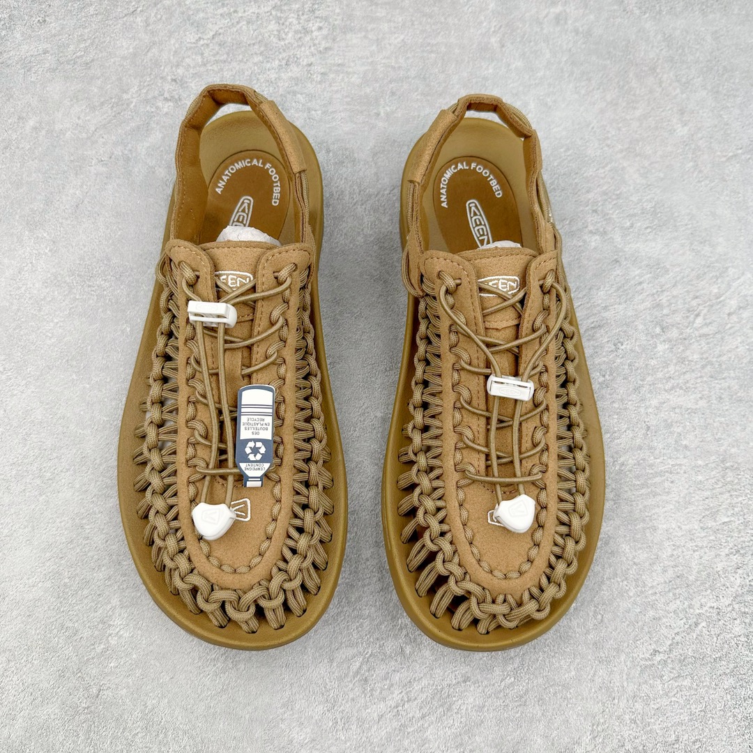图片[2]-人气户外休闲鞋品牌-科恩Keen Uneek Flat-M 平底编织弹力穿搭溯溪涉水休闲户外凉鞋 #外贸订单出口品质#采用进口机台编制两根尼龙绳组成鞋面(快干衬里原料!!)#原装轻量级EVA中底缓震材质组合防滑橡胶外底部 夏季潮鞋,文青界的凉鞋至尊 都市机能户外品牌 KEEN 向来积极为其旗下大热鞋款 UNEEK 推出联名款，后跟为全封闭设计，快干衬里，HIGH-TRACTION橡胶外底，及轻量级EVA中底，达到轻量缓震的同时减轻重量。尺码：35 36 37 38 40 41 42 43 44 45-选品中心