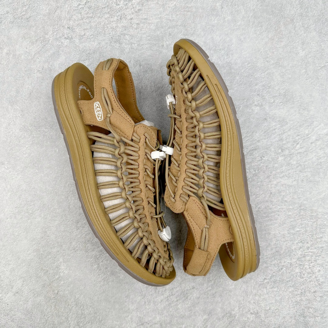 图片[3]-人气户外休闲鞋品牌-科恩Keen Uneek Flat-M 平底编织弹力穿搭溯溪涉水休闲户外凉鞋 #外贸订单出口品质#采用进口机台编制两根尼龙绳组成鞋面(快干衬里原料!!)#原装轻量级EVA中底缓震材质组合防滑橡胶外底部 夏季潮鞋,文青界的凉鞋至尊 都市机能户外品牌 KEEN 向来积极为其旗下大热鞋款 UNEEK 推出联名款，后跟为全封闭设计，快干衬里，HIGH-TRACTION橡胶外底，及轻量级EVA中底，达到轻量缓震的同时减轻重量。尺码：35 36 37 38 40 41 42 43 44 45-选品中心