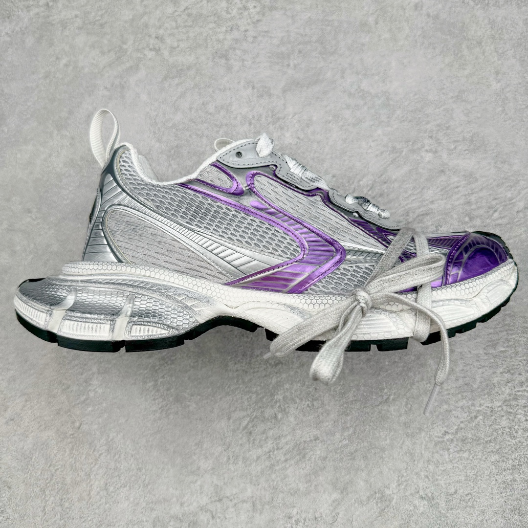 ＃VG零售版 BALENCIAGA 3XL Sneakers 巴黎世家十代网布系带低帮走秀复古老爹鞋 全套原纸板楦头开发 最原汁原味的灵魂版型 全鞋荧光划线卡点 胶水把控整洁度追求极致完美 每一双都是工艺品 多重QC质检 超越公司货的品控标准 实实在在的免检产品 原盒原配 正确字体电绣 粗细、位置、大小正确 侧边TPU 透气孔匹配意产原版 正确分离大底 TPU软底 原版一致大底LOGO 立体感十足 原厂皮料水洗做旧 采购原厂网纱 不含皮革 网布材料和聚氨酯 磨损效果 鞋头边缘和后帮 Balenciaga 徽标 鞋面和后跟凸印尺码 鞋舌 3XL 橡胶品牌标识和反光细节 鞋帮拉袢和鞋舌拉祥 配反光细节 备用鞋带在鞋履前侧 可在穿着前取下 便于不同造型搭配 正常尺码 尺码：35 36 37 38 39 40 41 42 43 44 45 46-选品中心