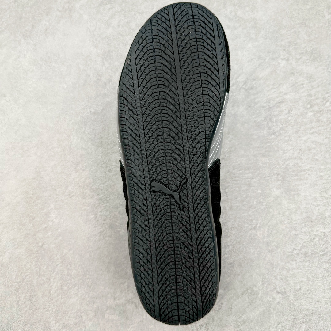 图片[9]-＃绿X/GX Puma Roma M Motorsport 彪马罗马阿莫尔系列低帮复古运动休闲赛车跑鞋 市面唯一正确版本 平台订单 独家原档私模大底 正确纸板中底 海玻璃鞋垫 原盒原配鞋盒分三个尺码段 原厂电绣 正确翻毛皮鞋面 全球知名运动品牌PUMA宝马赛车系列，融合了宝马车队的标志性配色，以趣味十足又前卫复古的设计引领潮流，将赛道精神融入街头时尚，开启前卫竞速之旅。自1978年巴伐利亚车队走上世界舞台，宝马赛车就在全球汽车制造和赛车运动领域留下了浓墨重彩的一笔。全新的两款BMW MMS Roma与BMW MMS Speedboat鞋款，均从宝马车型中汲取灵感。以黑或白为底色，融入经典配色，主打前卫复古风。Roma鞋款的鞋侧以复古的流线造型，缀以宝马经典Logo，巧妙吸睛；而Speedcat鞋款以亮眼三色条纹元素缀以舒适鞋面，赋予了独特的个性美学，演绎赛车的无尽能量。 货号：397397-01 尺码：35.5 36 37 37.5 38 38.5 39 40 40.5 41 42 42.5 43 44-选品中心