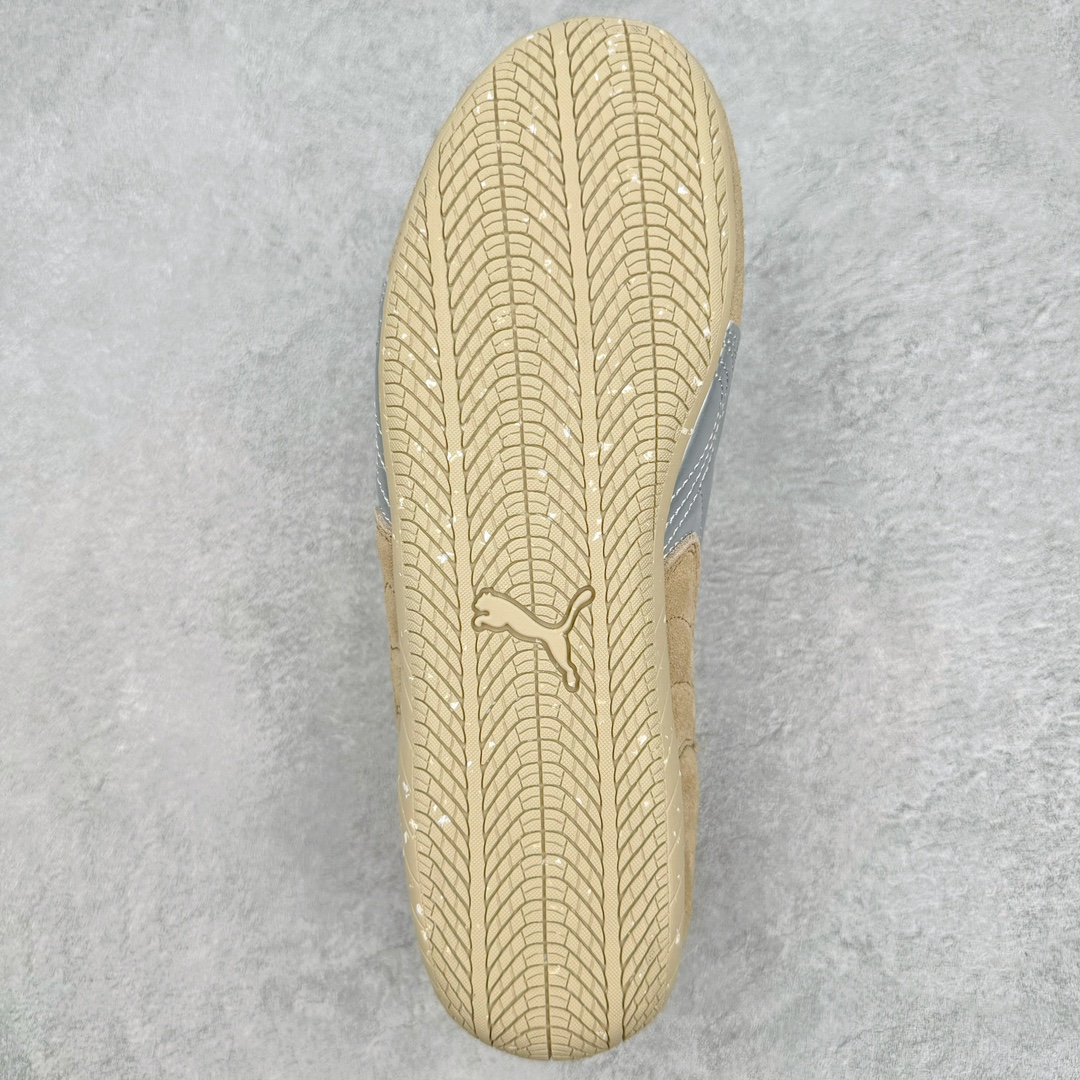 图片[9]-＃绿X/GX Puma Roma M Motorsport 彪马罗马阿莫尔系列低帮复古运动休闲赛车跑鞋 市面唯一正确版本 平台订单 独家原档私模大底 正确纸板中底 海玻璃鞋垫 原盒原配鞋盒分三个尺码段 原厂电绣 正确翻毛皮鞋面 全球知名运动品牌PUMA宝马赛车系列，融合了宝马车队的标志性配色，以趣味十足又前卫复古的设计引领潮流，将赛道精神融入街头时尚，开启前卫竞速之旅。自1978年巴伐利亚车队走上世界舞台，宝马赛车就在全球汽车制造和赛车运动领域留下了浓墨重彩的一笔。全新的两款BMW MMS Roma与BMW MMS Speedboat鞋款，均从宝马车型中汲取灵感。以黑或白为底色，融入经典配色，主打前卫复古风。Roma鞋款的鞋侧以复古的流线造型，缀以宝马经典Logo，巧妙吸睛；而Speedcat鞋款以亮眼三色条纹元素缀以舒适鞋面，赋予了独特的个性美学，演绎赛车的无尽能量。 货号：397397-01 尺码：35.5 36 37 37.5 38 38.5 39 40 40.5 41 42 42.5 43 44-选品中心