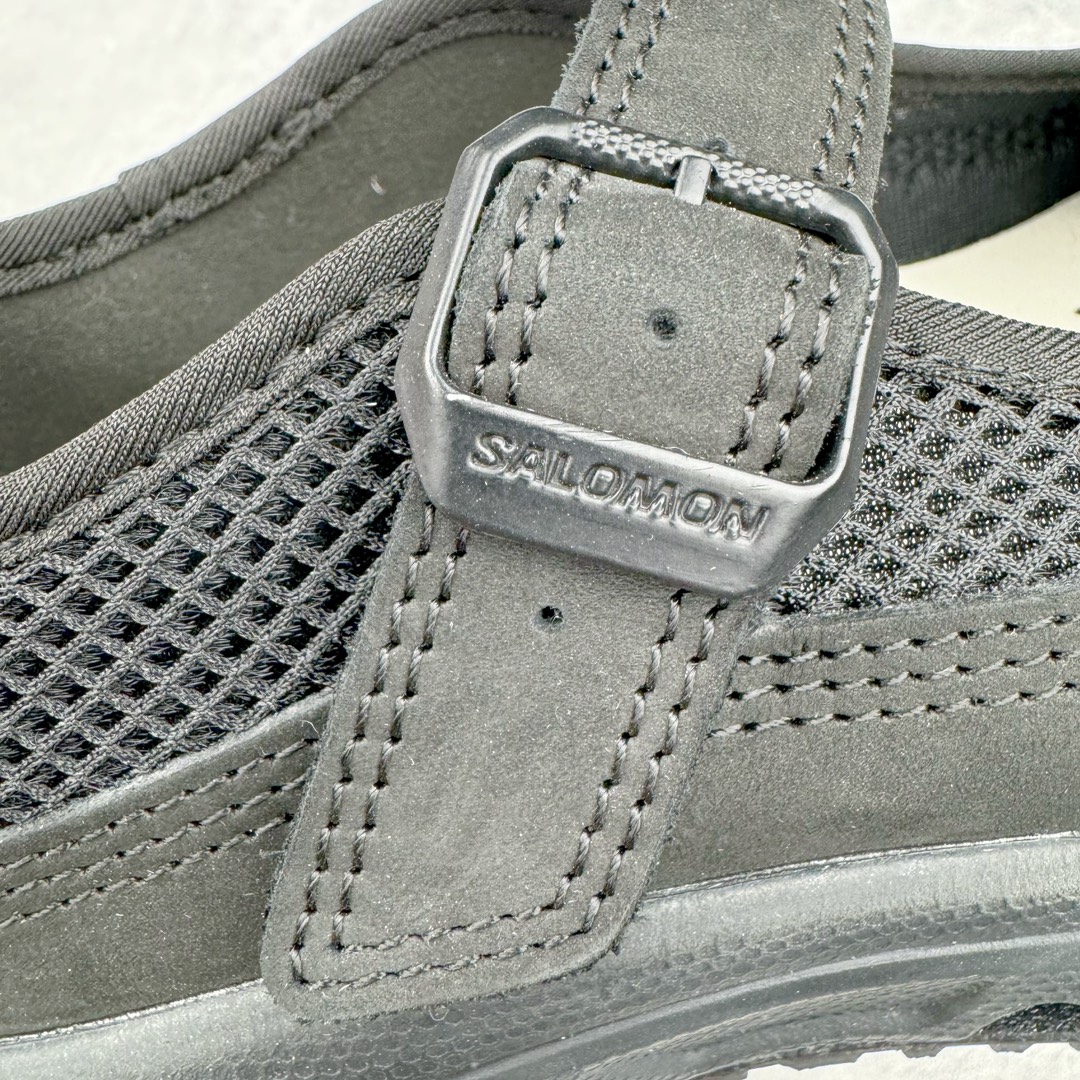 图片[15]-＃绿X/GX RX MARIE x SALOMON 萨洛蒙舒适減震耐磨低帮生活一脚蹬休闲鞋 在设计上向经典鞋款玛丽珍鞋致敬，其轮廓遵循尼龙搭扣玛丽珍鞋的经典外观。鞋底采用Salomon的Contagrip®技术，这种专利外底设计提供了卓越的抓地力和耐磨性，无论在城市街头还是户外小径上，都能自信行走。中底配备EVA缓震系统，有效吸收每一步的冲击力，减少长时间行走或站立带来的疲劳感。在功能上采用了网布透气鞋面，并配置了轻质 EVA 中底，融入了轻盈舒适的运动感（重量仅为237 克），使其成为一款户外恢复鞋，穿着它能提供长途徒步旅行后的舒适感。鞋带和扣带设计不仅增加了鞋款的时尚感，还方便调节松紧，确保每一位穿着者都能找到最合适的贴合度。透气性良好的鞋垫和内衬材质，保持双脚的干爽与舒适，让你在长时间穿着时也不会感到闷热。不仅在设计上兼顾了时尚和功能，还具备了广泛的适用性。无论是上班、购物、还是郊游，这款鞋都能胜任。其优雅的外观和强大的功能性，使其成为都市女性和户外爱好者的最佳选择。 尺码：36 36.5 37.5 38 38.5 39-选品中心