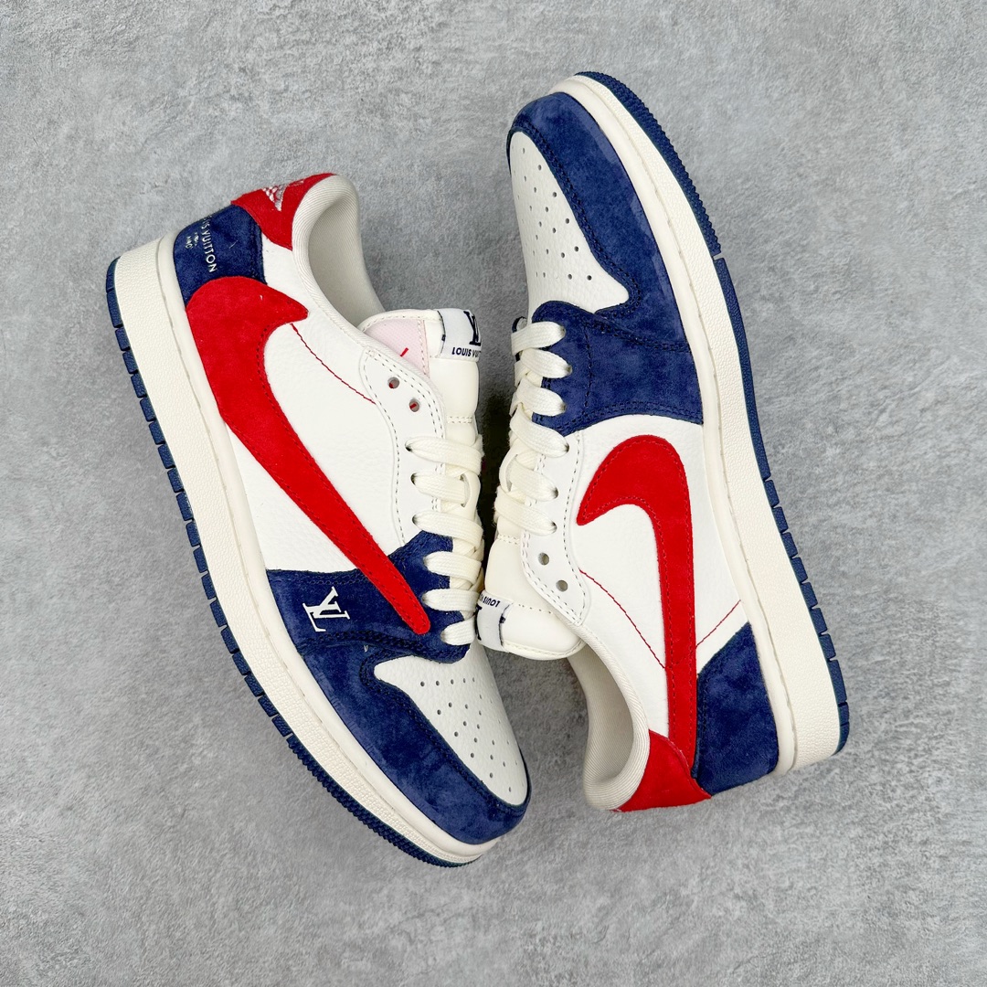 图片[3]-TS x Air Jordan AJ1 Low 倒钩低帮联名定制配色 YQ2088-670 原厂内置气垫魔块 A模大底 头层小牛皮 鞋舌AJ原厂专用牛津布+AJ专用反口珍珠布+原厂无杂质高弹内里海棉+特殊封边弹力鞋带 尺码：36 36.5 37.5 38 38.5 39 40 40.5 41 42 42.5 43 44 44.5 45 46 47.5-选品中心