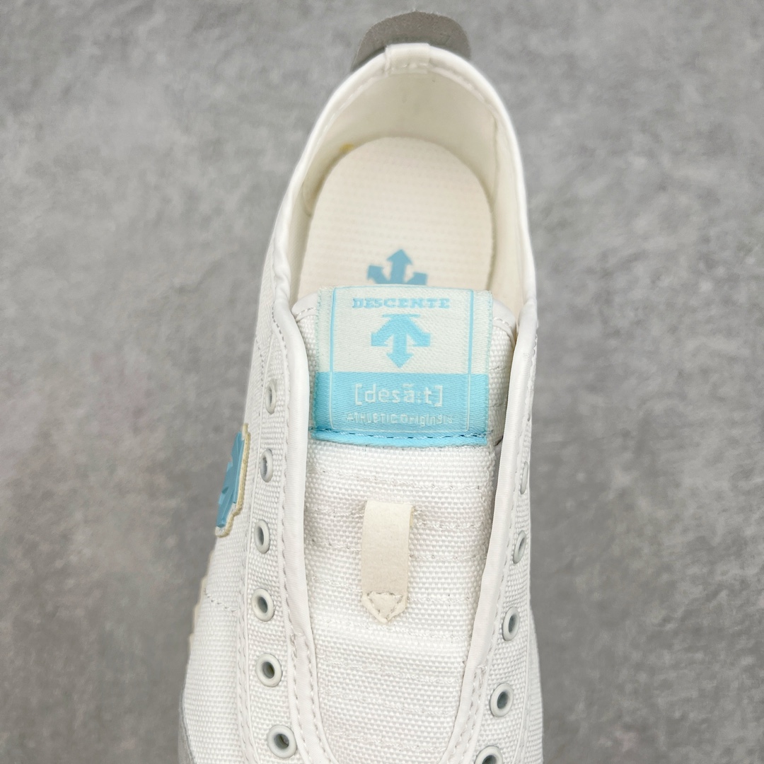 图片[5]-DESCENTE CHRON 迪桑特复古运动一脚蹬帆布鞋透气休闲鞋 轻松方便的一脚蹬设计 搭配轻质弹性鞋底 脚感舒适 简洁的帆布鞋面设计适用于多场景穿搭 尺码：36 36.5 37.5 38 38.5 39 40 40.5 41 42 42.5 43 44 44.5 45-选品中心