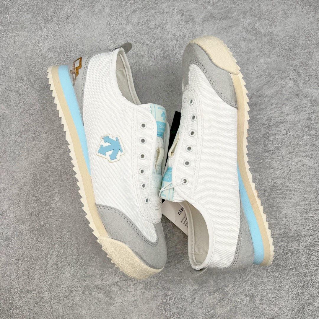 图片[3]-DESCENTE CHRON 迪桑特复古运动一脚蹬帆布鞋透气休闲鞋 轻松方便的一脚蹬设计 搭配轻质弹性鞋底 脚感舒适 简洁的帆布鞋面设计适用于多场景穿搭 尺码：36 36.5 37.5 38 38.5 39 40 40.5 41 42 42.5 43 44 44.5 45-选品中心