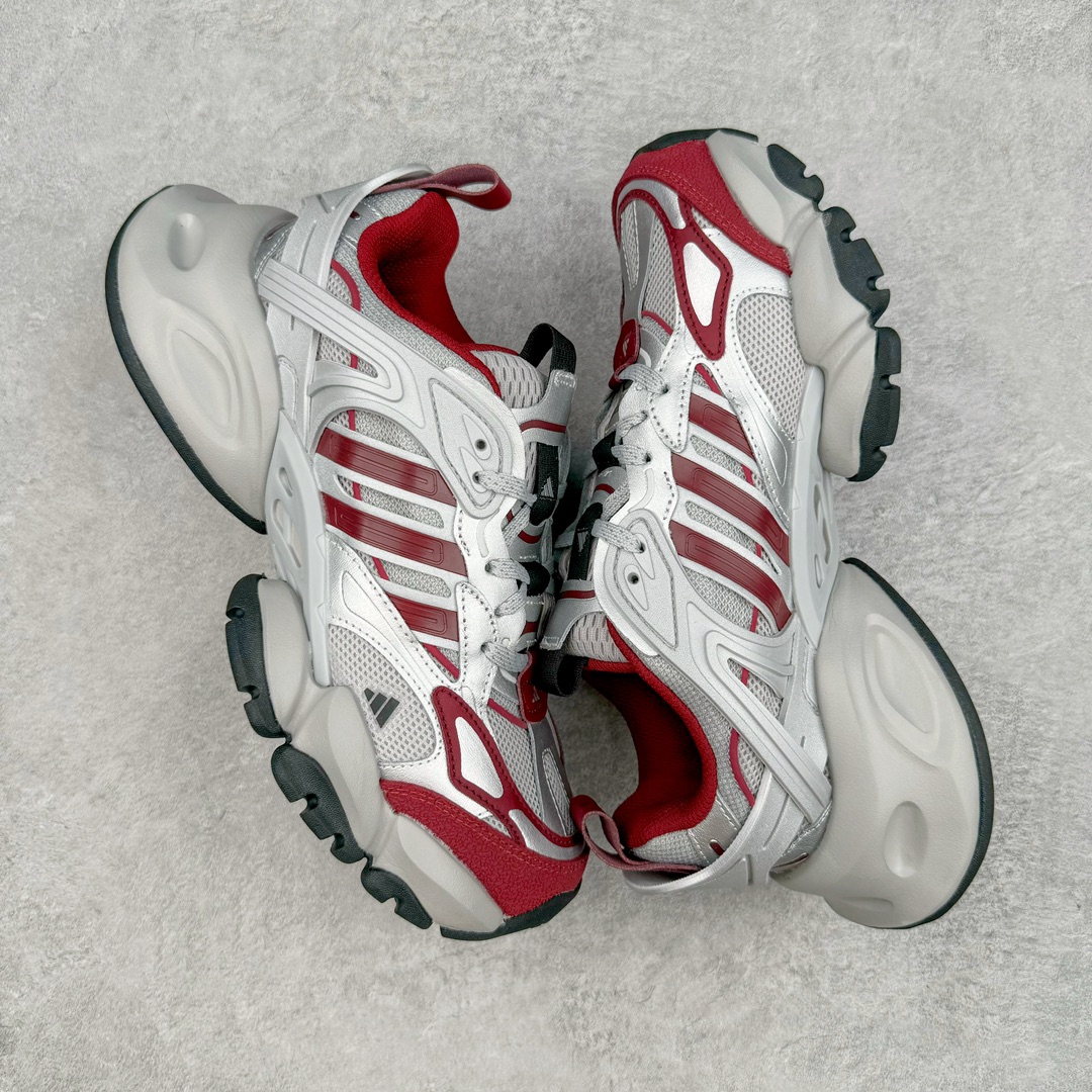 图片[3]-＃HP纯原 AD XLG Runner Deluxe 跑步者豪华版系列低帮厚底增高老爹风复古缓震休闲运动慢跑鞋 JP5762 自从阿迪达斯和巴黎世家合作后，没少出双方联名的平替。结果根据最新情报，阿迪现在已经把手伸到了巴家爆款3XL的身上，新鞋Xlg Runner Deluxe实物曝光，emm，鞋款整体一眼丁真是巴黎世家Track＋3XL大底的缝合怪版本，要不是鞋侧明晃晃的adidas三道杠Logo，估计各位看了都得蒙。这波不能说是完全复制巴黎世家，但也多少有点借鉴的味道了。新鞋基本就是在阿迪经典\\\”Climacool\\\”鞋款的基础上，升级了Boots大底以及加入了\\\”巴味\\\”设计元素…尺码：35 36 36⅔ 37⅓ 38 38⅔ 39⅓ 40 40⅔ 41⅓ 42 42⅔ 43⅓ 44 44⅔ 45 46-选品中心