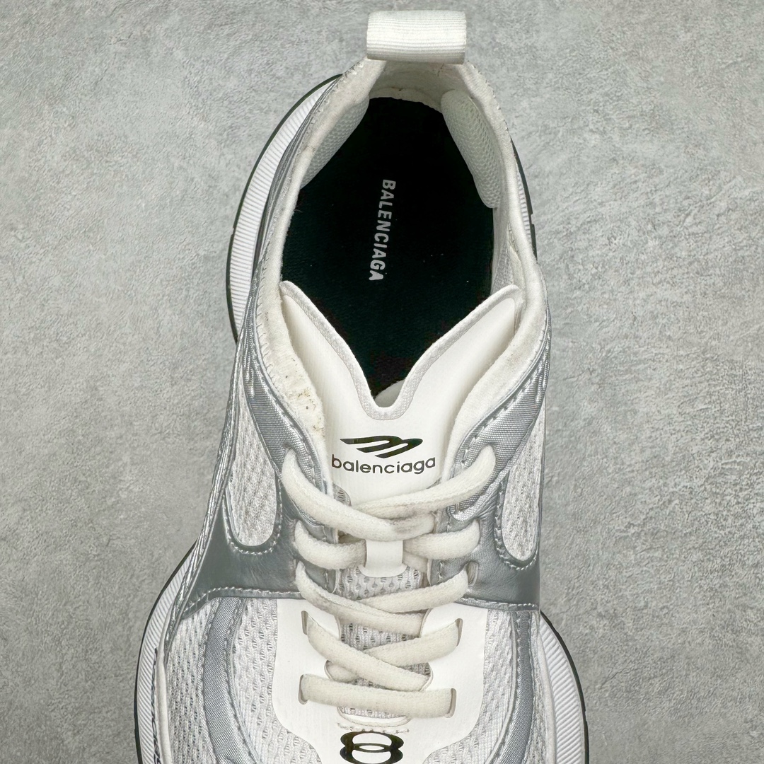 图片[5]-＃绿X BALENCIAGA CIRCUIT 巴黎世家圆头系带LOGO印花低帮老爹鞋 全套原纸板楦头开发 最原汁原味的灵魂版型 全鞋荧光划线卡点 胶水把控整洁度追求极致完美 每一双都是工艺品 多重QC质检 超越公司货的品控标准 实实在在的免检产品 原盒原配 正确字体电绣 粗细、位置、大小正确 侧边TPU 透气孔匹配意产原版 正确分离大底 TPU软底 原版一致大底LOGO 立体感十足 原厂皮料水洗做旧 采购原厂网纱 偏大一码 尺码：35 36 37 38 39 40 41 42 43 44 45 46-选品中心