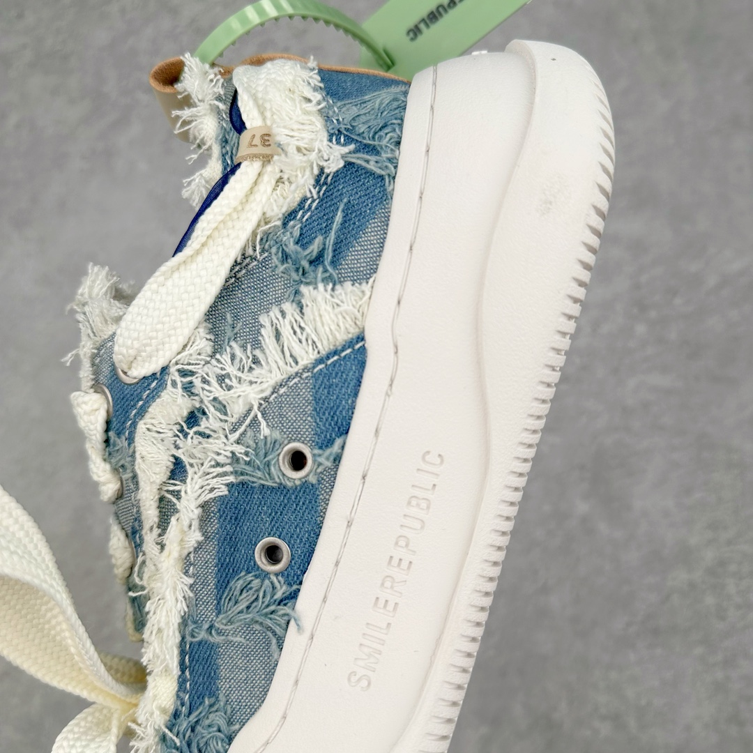 图片[7]-＃纯原福利 SMILEREPUBLIC 檀健次主理品牌 2024新款 众多明星上脚同款厚底开口笑帆布鞋 市售最高品质 得物毒盒最新版本 纯原一致 细节 品质 欢迎对比 市售唯一原厂渠道材料打造 该系列以“SMILE”为灵感来源 捕捉潮流 主打柔软的帆布设计 ms有裁切的羊毛流苏与独特编织技艺HZ 黑色35-45 白色35-45 其他35-40-选品中心