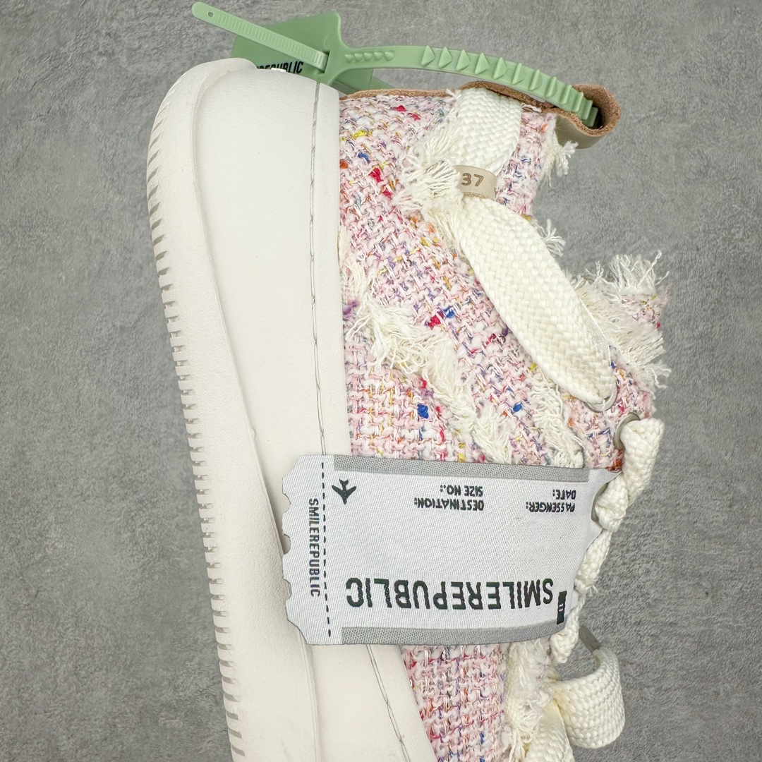 图片[6]-＃纯原福利 SMILEREPUBLIC 檀健次主理品牌 2024新款 众多明星上脚同款厚底开口笑帆布鞋 市售最高品质 得物毒盒最新版本 纯原一致 细节 品质 欢迎对比 市售唯一原厂渠道材料打造 该系列以“SMILE”为灵感来源 捕捉潮流 主打柔软的帆布设计 ms有裁切的羊毛流苏与独特编织技艺HZ 黑色35-45 白色35-45 其他35-40-选品中心