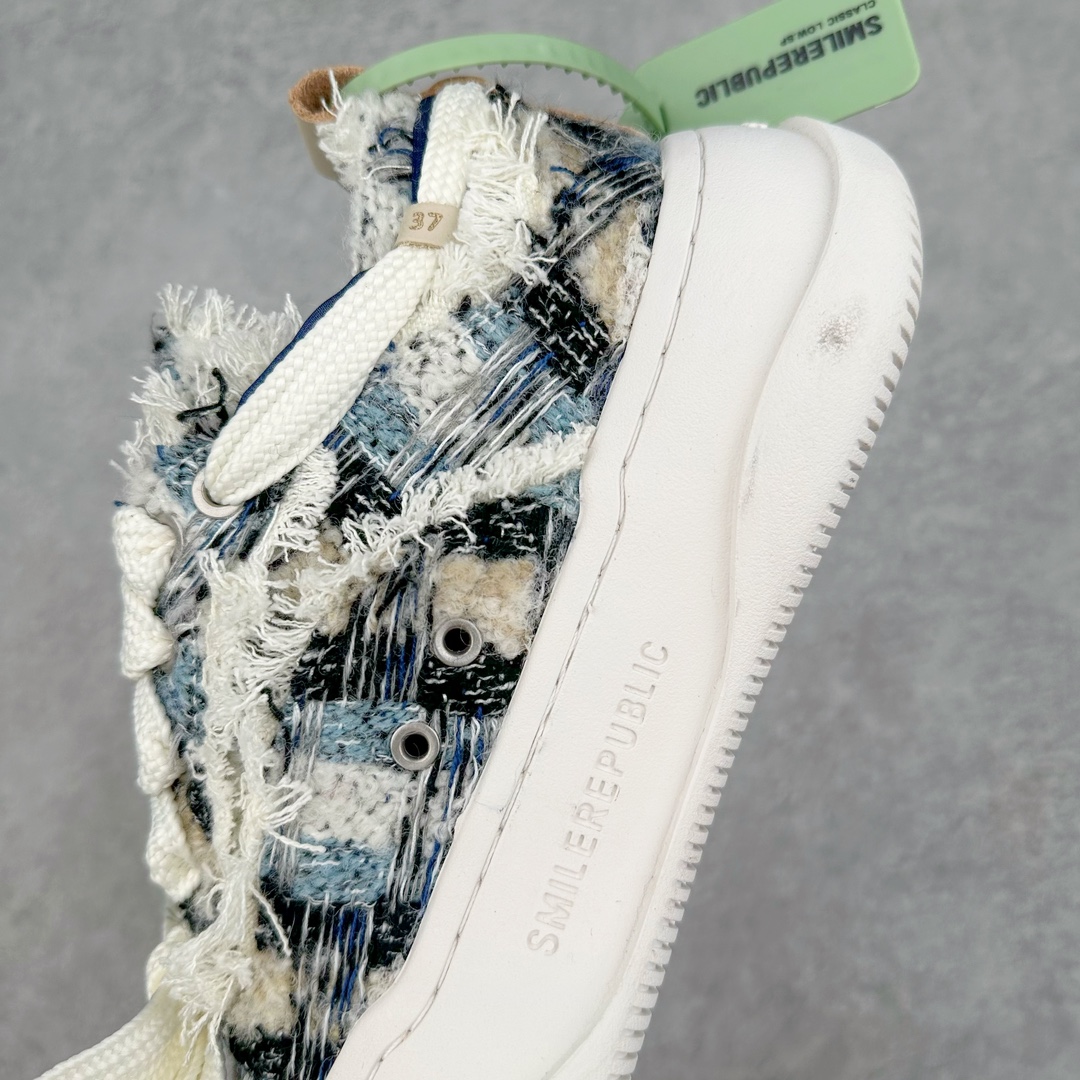 图片[7]-＃纯原福利 SMILEREPUBLIC 檀健次主理品牌 2024新款 众多明星上脚同款厚底开口笑帆布鞋 市售最高品质 得物毒盒最新版本 纯原一致 细节 品质 欢迎对比 市售唯一原厂渠道材料打造 该系列以“SMILE”为灵感来源 捕捉潮流 主打柔软的帆布设计 ms有裁切的羊毛流苏与独特编织技艺HZ 黑色35-45 白色35-45 其他35-40-选品中心