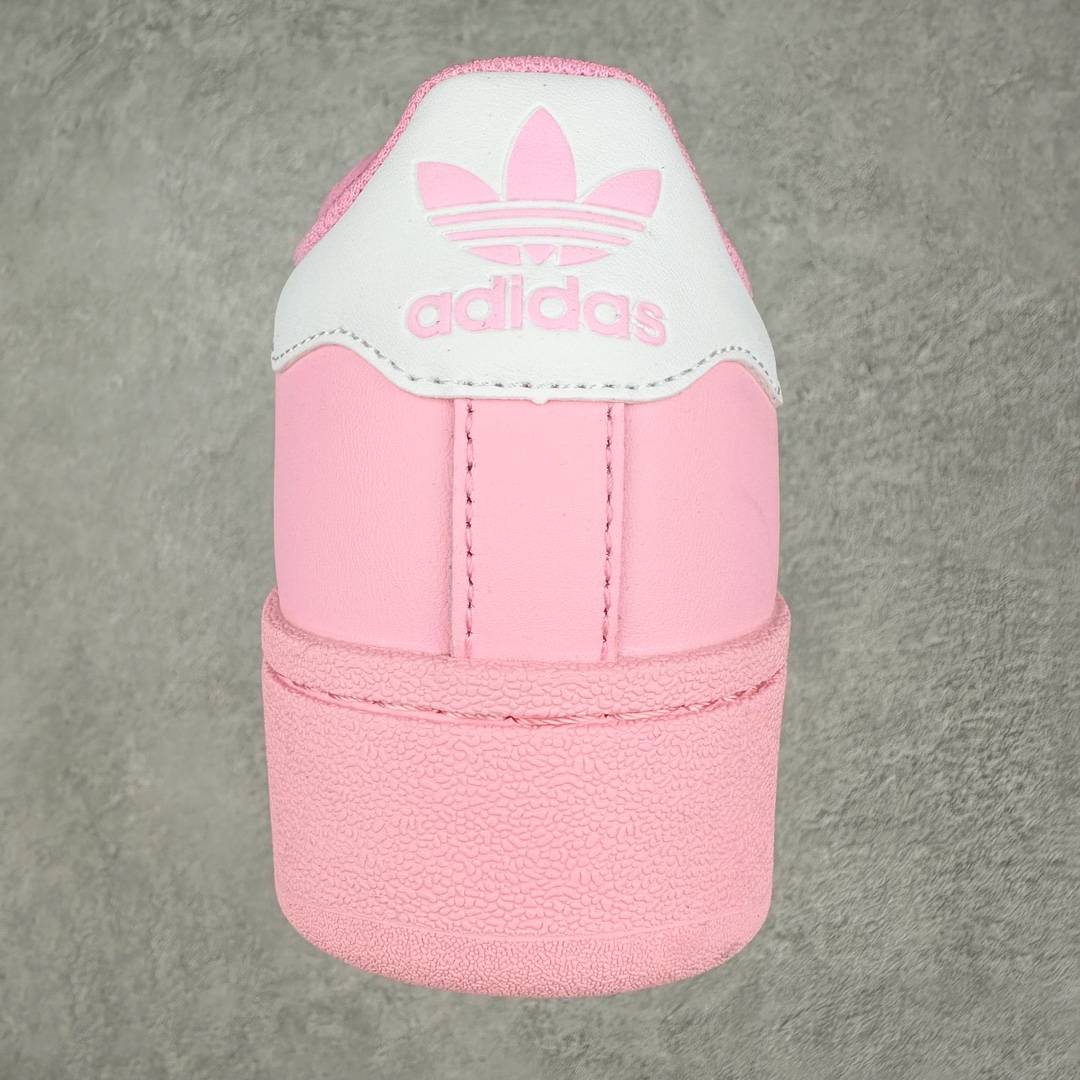 图片[8]-AD Originals Superstar 经典复古贝壳头厚底板鞋 ID5733 诞生于1969年 是第一双将全皮面鞋 身与橡胶鞋头结合在一起的低帮篮球鞋 Superstar最开始 是作为高帮篮球鞋Pro Model的低帮版本而出现的 但因为其独特和醒目的橡胶鞋头造型而让大家熟知 被大家形象地称为\\\”shelltoe\\\”贝壳头 在70年代的美国职业篮球场上 接近3/4的NBA球员都将这双Superstar作为场上用鞋 80年代之后 经过不断的改良和发展 Superstar逐渐成为横跨时装、音乐、街头文化、休闲和运动等各大领域的时尚潮鞋 尺码：36 36.5 37 38 38.5 39 40 40.5 41 42 42.5 43 44 44.5 45-选品中心