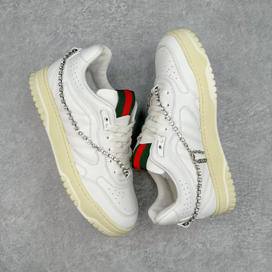 图片[3]-GUCCI Re-Web系列运动鞋 古驰运动鞋系列经典原型复古百搭做旧老爹板鞋/复古学院风 怀旧版 原厂订单 目前市面最强＃官网同步最新满天星礼盒全套包装 高端零售海外实体专供 ‬混卖版 渠‮原道‬装 全身20几个细节点全部做到一致还原 吊打市面所有版本 原版做旧 右脚鞋侧嵌入NFC防伪芯片装置＋鞋盒标二唯码扫描 秒进官网 秒杀市面任何版本 原装意大利进口 里外全皮 全套包装 全头层顶级软牛皮 广东代工出品 原档原标原盒 随意对比任何版本 尺码：35 36 37 38 39 40 41 42 43 44-选品中心