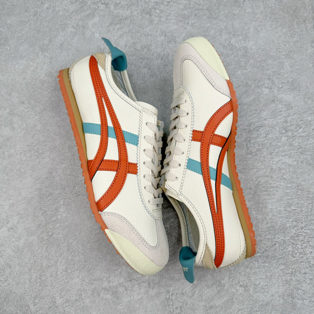 图片[3]-＃纯原 Asics Onitsuka Tiger MEXICO 66 亚瑟士鬼冢虎复古经典板鞋 市场最强版本 头层小羊皮加持 海外订单工厂出品 超成熟稳定的做工品控 原装全套纸板楦头开发 原汁原味 完美呈现版型 私模正确鞋底咬花纹路 一比一鞋头弧度高度鞋身弧度 绝不口嗨 细节品控鞋型随意秒杀市面 原档咬花纹路私模大底 一个单元有六个三角形 总体形拼接呈现花瓣状 官方四联吊牌 原装Ortholite轻量化鞋垫 原盒原配 质保卡 说明书 钢印防尘纸 纸板中底带钢印 乳胶组合鞋垫 支持全方位的对比专柜 产品从款式颜色造型上体现出追求舒适和细节的完美 鞋类更是推崇手工制作的严谨与完美 融舒适性与可穿性的设计风格 注重细节的完美和别致魅力 既保持稳重 又不失轻松的时尚感 尺码：36 37 37.5 38 39 39.5 40 40.5 41.5 42 42.5 43.5 44 45 46-选品中心