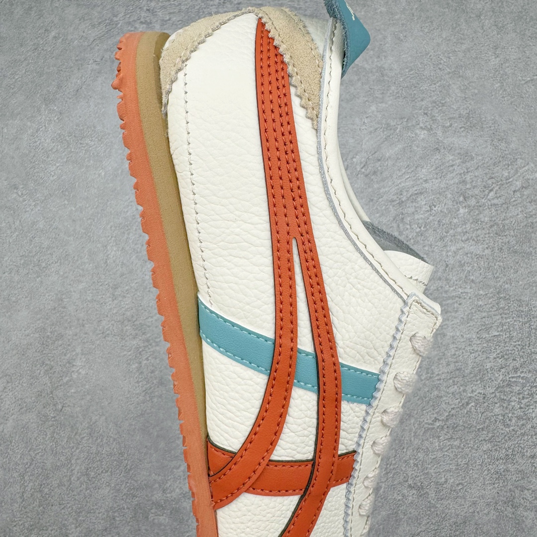 图片[6]-＃纯原 Asics Onitsuka Tiger MEXICO 66 亚瑟士鬼冢虎复古经典板鞋 市场最强版本 头层小羊皮加持 海外订单工厂出品 超成熟稳定的做工品控 原装全套纸板楦头开发 原汁原味 完美呈现版型 私模正确鞋底咬花纹路 一比一鞋头弧度高度鞋身弧度 绝不口嗨 细节品控鞋型随意秒杀市面 原档咬花纹路私模大底 一个单元有六个三角形 总体形拼接呈现花瓣状 官方四联吊牌 原装Ortholite轻量化鞋垫 原盒原配 质保卡 说明书 钢印防尘纸 纸板中底带钢印 乳胶组合鞋垫 支持全方位的对比专柜 产品从款式颜色造型上体现出追求舒适和细节的完美 鞋类更是推崇手工制作的严谨与完美 融舒适性与可穿性的设计风格 注重细节的完美和别致魅力 既保持稳重 又不失轻松的时尚感 尺码：36 37 37.5 38 39 39.5 40 40.5 41.5 42 42.5 43.5 44 45 46-选品中心