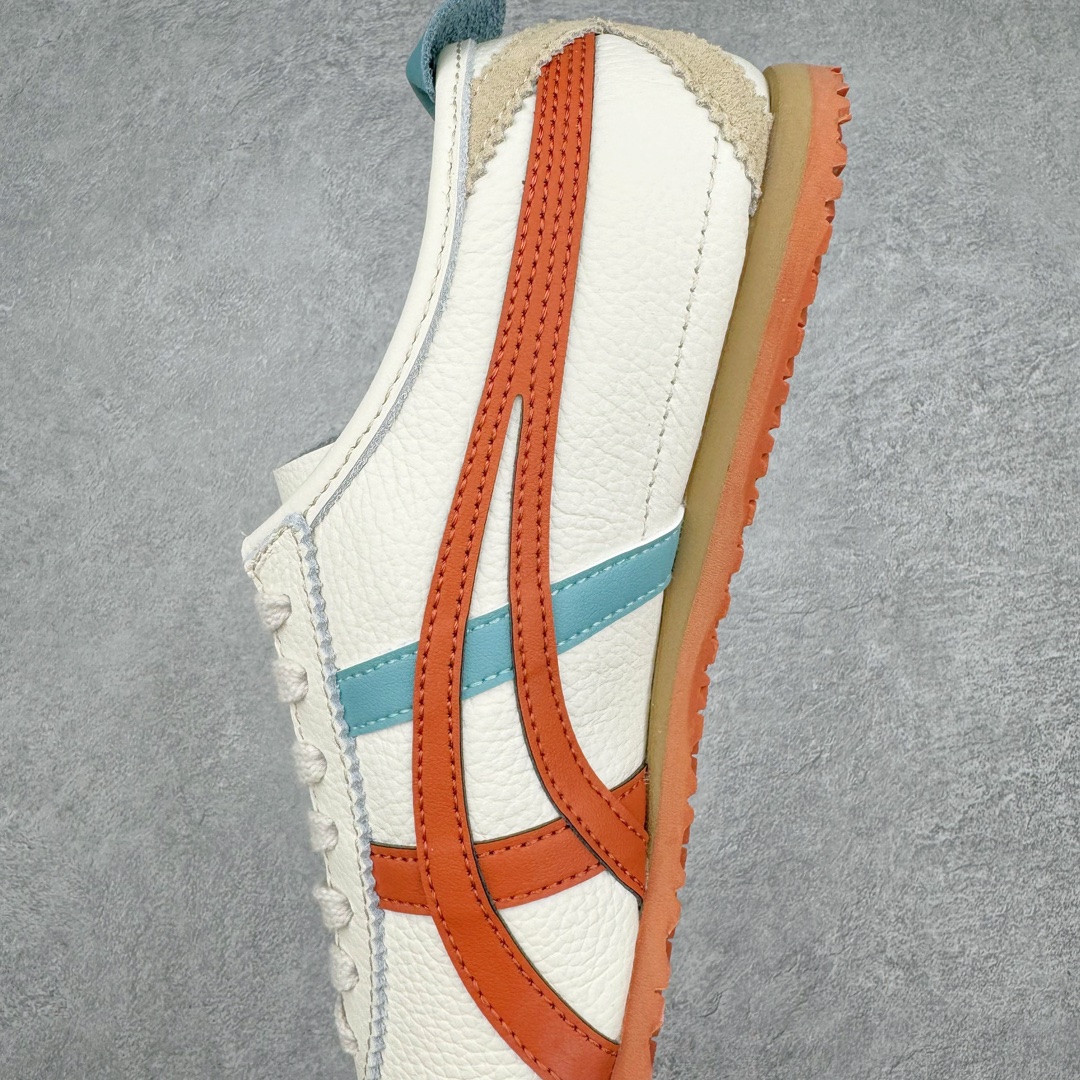 图片[7]-＃纯原 Asics Onitsuka Tiger MEXICO 66 亚瑟士鬼冢虎复古经典板鞋 市场最强版本 头层小羊皮加持 海外订单工厂出品 超成熟稳定的做工品控 原装全套纸板楦头开发 原汁原味 完美呈现版型 私模正确鞋底咬花纹路 一比一鞋头弧度高度鞋身弧度 绝不口嗨 细节品控鞋型随意秒杀市面 原档咬花纹路私模大底 一个单元有六个三角形 总体形拼接呈现花瓣状 官方四联吊牌 原装Ortholite轻量化鞋垫 原盒原配 质保卡 说明书 钢印防尘纸 纸板中底带钢印 乳胶组合鞋垫 支持全方位的对比专柜 产品从款式颜色造型上体现出追求舒适和细节的完美 鞋类更是推崇手工制作的严谨与完美 融舒适性与可穿性的设计风格 注重细节的完美和别致魅力 既保持稳重 又不失轻松的时尚感 尺码：36 37 37.5 38 39 39.5 40 40.5 41.5 42 42.5 43.5 44 45 46-选品中心