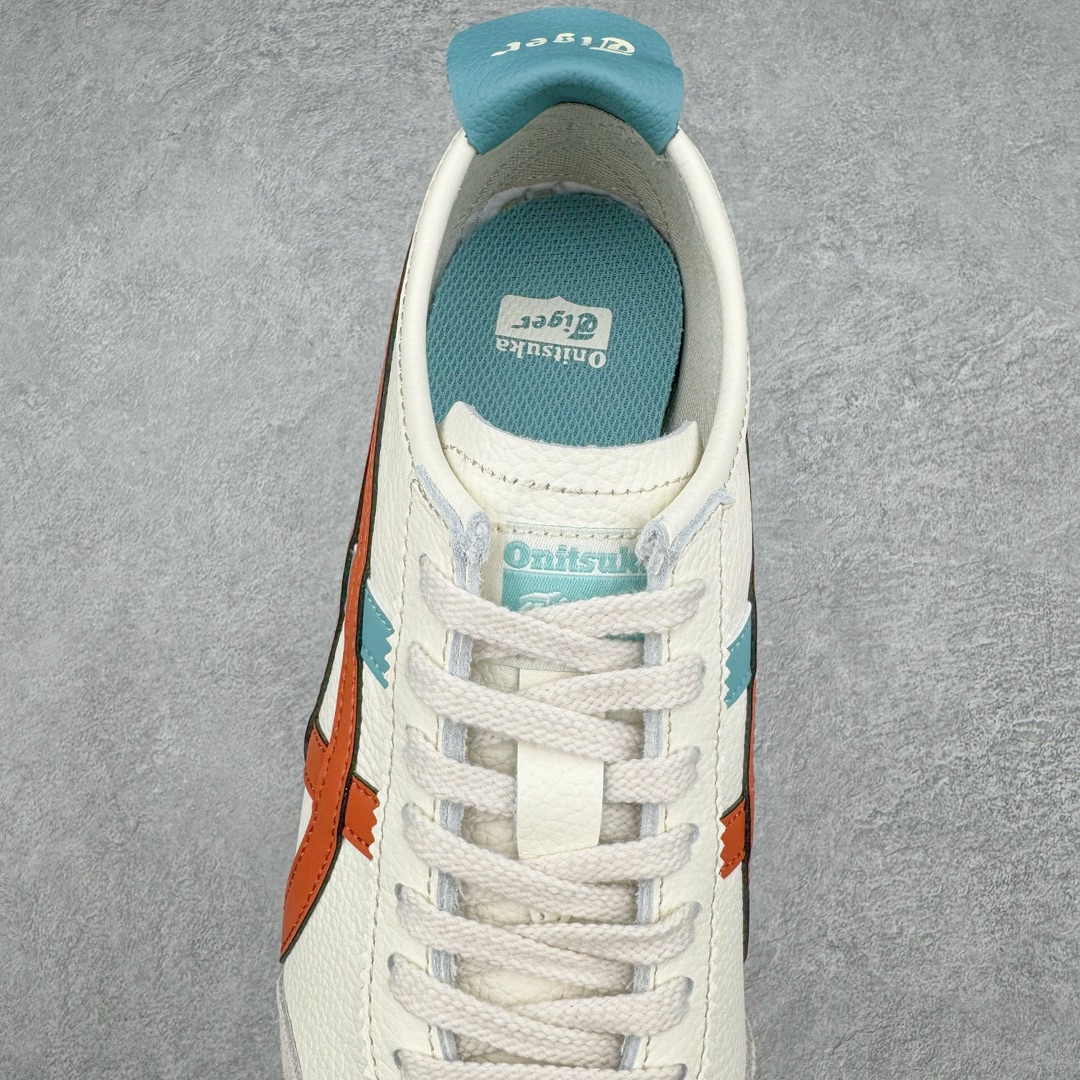 图片[5]-＃纯原 Asics Onitsuka Tiger MEXICO 66 亚瑟士鬼冢虎复古经典板鞋 市场最强版本 头层小羊皮加持 海外订单工厂出品 超成熟稳定的做工品控 原装全套纸板楦头开发 原汁原味 完美呈现版型 私模正确鞋底咬花纹路 一比一鞋头弧度高度鞋身弧度 绝不口嗨 细节品控鞋型随意秒杀市面 原档咬花纹路私模大底 一个单元有六个三角形 总体形拼接呈现花瓣状 官方四联吊牌 原装Ortholite轻量化鞋垫 原盒原配 质保卡 说明书 钢印防尘纸 纸板中底带钢印 乳胶组合鞋垫 支持全方位的对比专柜 产品从款式颜色造型上体现出追求舒适和细节的完美 鞋类更是推崇手工制作的严谨与完美 融舒适性与可穿性的设计风格 注重细节的完美和别致魅力 既保持稳重 又不失轻松的时尚感 尺码：36 37 37.5 38 39 39.5 40 40.5 41.5 42 42.5 43.5 44 45 46-选品中心