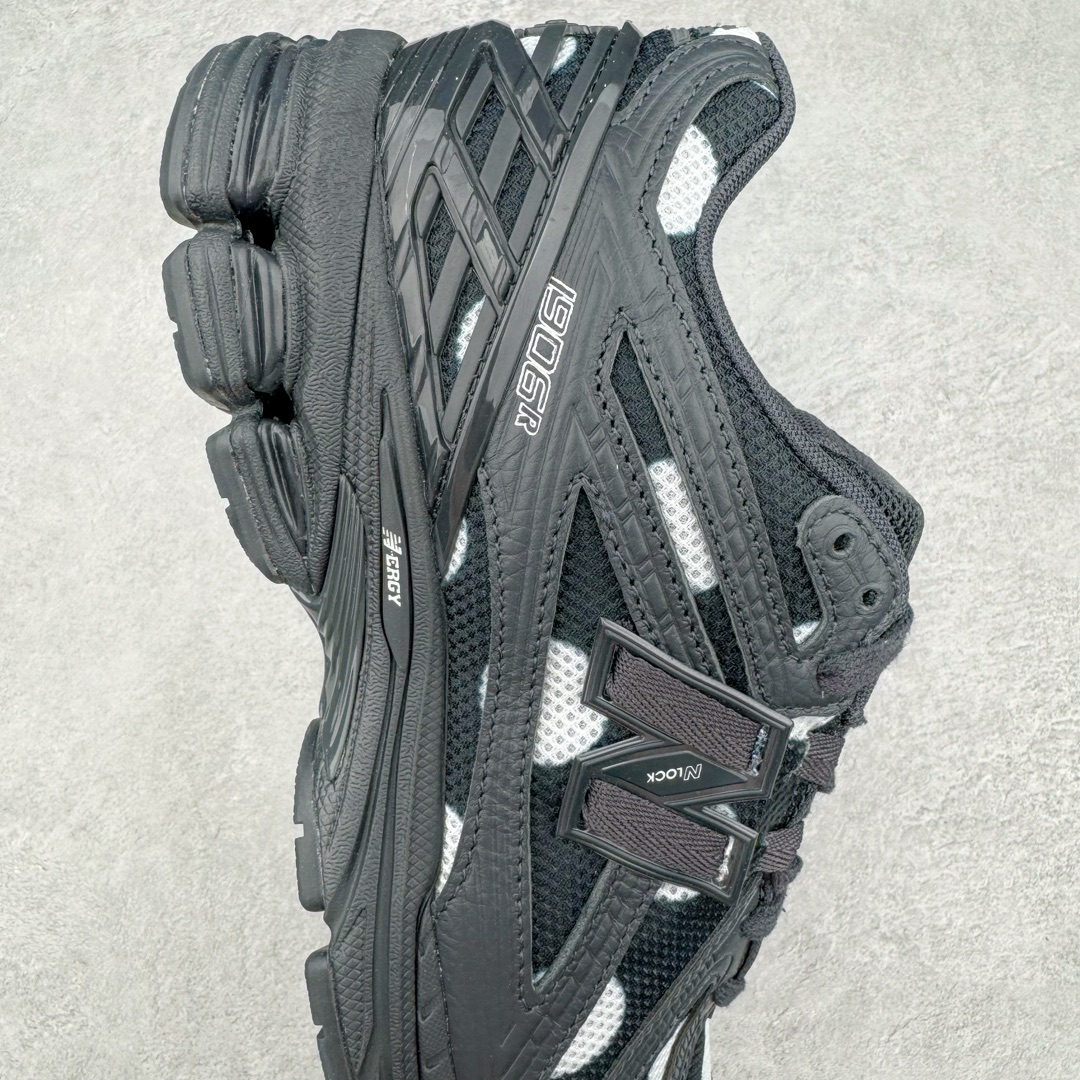 图片[6]-＃M纯原 New Balance M1906RPB 黑色 NB新百伦潮流复古织物皮革减震防滑耐磨轻便低帮跑步鞋 原档数据独立私模大底 唯一正确六层组合大底 RB前软后硬 百分百还原原鞋脚感 基于市场现有版本全新升级调整 NB市场最强产物 全网最全配色加持 全套原楦原纸板原厂数据开发 全鞋电脑针车加持 原厂网布 原装进口头层翻毛皮料正确绒感卡色 正确中底拉帮中底网布细节 一比一手工擦旧效果 冲裁组合 匠心打造 耗时两个月开发完成 工艺极其复杂难度可想而知 高端零售专供产物 尺码：36 37 37.5 38 38.5 39.5 40 40.5 41.5 42 42.5 43 44 44.5 45 45.5 46.5 47-选品中心