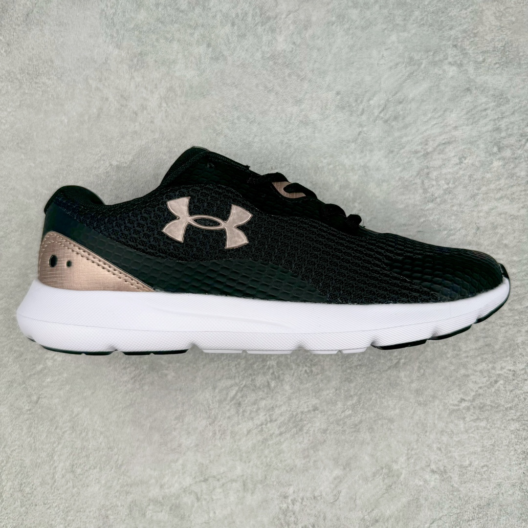 Under Armour Surge 3 UA安德玛运动舒适 织物减震防滑耐磨透气 低帮休闲跑步鞋 尺码：36 36.5 37.5 38 38.5 39 40 40.5 41 42 42.5 43 44 44.5 45-选品中心