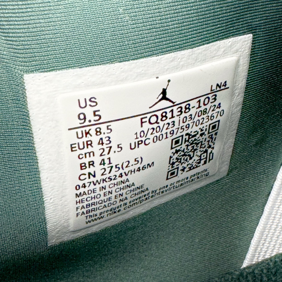 Air Jordan 4 Retro Oxidized White Green FQ8138-103 Premium Quality 14 i1720113007 9795 13