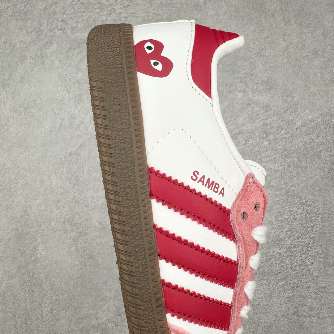 图片[6]-AD Original Samba OG 复古经典轻便板鞋 FW2414 这款桑巴鞋展示了高质量的工艺 带有装饰的超锁缝制和无缝的手感 柔软、柔软的皮革造型和标志性的3条纹完成了精致的外观 正规合身鞋带 鞋面上有绒面鞋垫 橡胶鞋底 享受正畸套筒软感 自50年代首次亮相以来就一直在赢得粉丝的青睐 尺码：36 36.5 37.5 38 38.5 39 40 40.5 41 42 42.5 43 44 44.5 45-选品中心