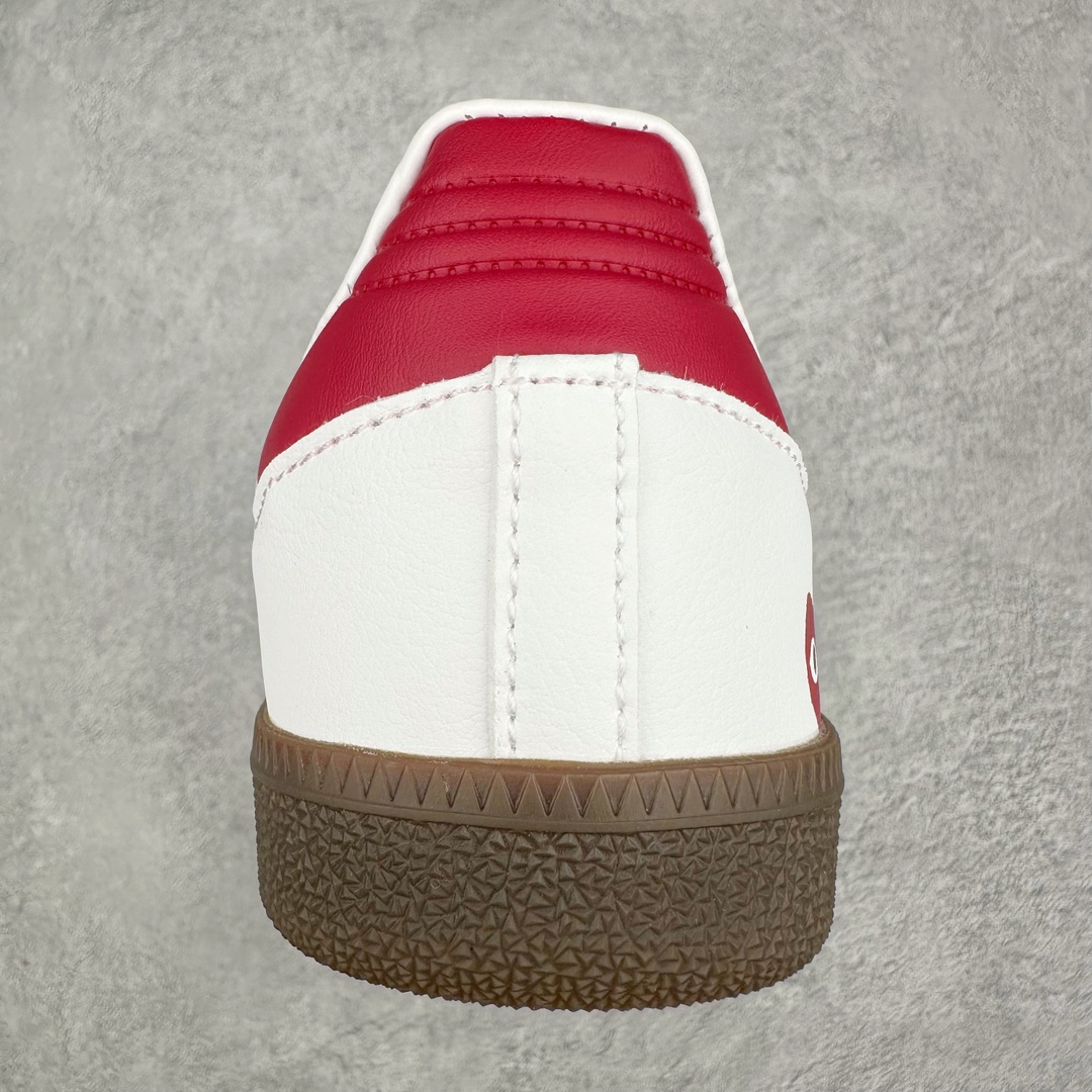 图片[8]-AD Original Samba OG 复古经典轻便板鞋 FW2414 这款桑巴鞋展示了高质量的工艺 带有装饰的超锁缝制和无缝的手感 柔软、柔软的皮革造型和标志性的3条纹完成了精致的外观 正规合身鞋带 鞋面上有绒面鞋垫 橡胶鞋底 享受正畸套筒软感 自50年代首次亮相以来就一直在赢得粉丝的青睐 尺码：36 36.5 37.5 38 38.5 39 40 40.5 41 42 42.5 43 44 44.5 45-选品中心