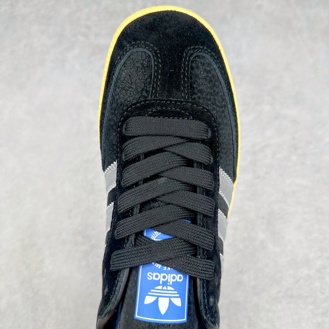 图片[4]-AD Original Samba OG 复古经典轻便板鞋 IE8128 这款桑巴鞋展示了高质量的工艺 带有装饰的超锁缝制和无缝的手感 柔软、柔软的皮革造型和标志性的3条纹完成了精致的外观 正规合身鞋带 鞋面上有绒面鞋垫 橡胶鞋底 享受正畸套筒软感 自50年代首次亮相以来就一直在赢得粉丝的青睐 尺码：36 36.5 37.5 38 38.5 39 40 40.5 41 42 42.5 43 44 44.5 45-选品中心